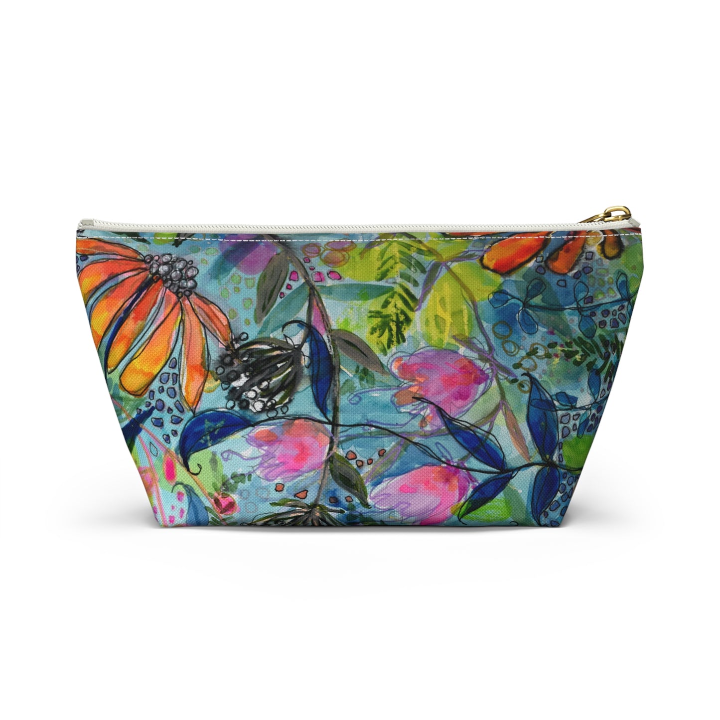 Into The Meadow ~ Accessory Pouch w T-bottom