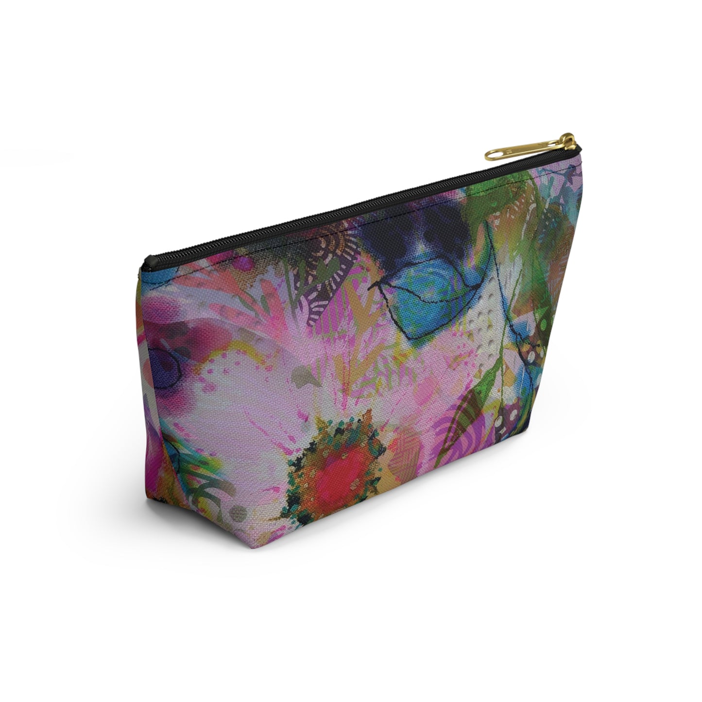 Posy of May Flowers ~ Accessory Pouch w T-bottom