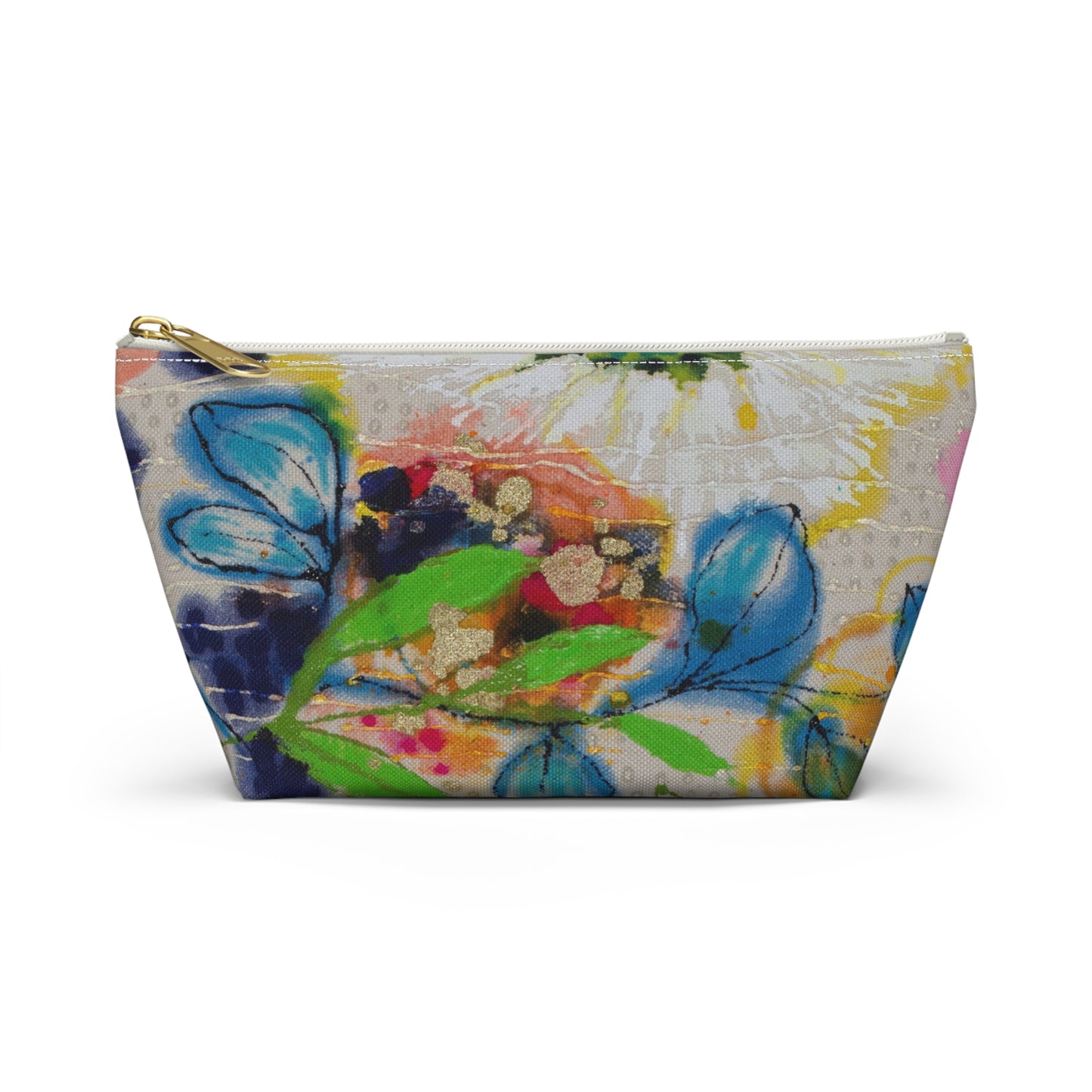 I Am Bold ~ Accessory Pouch w T-bottom ~ version two