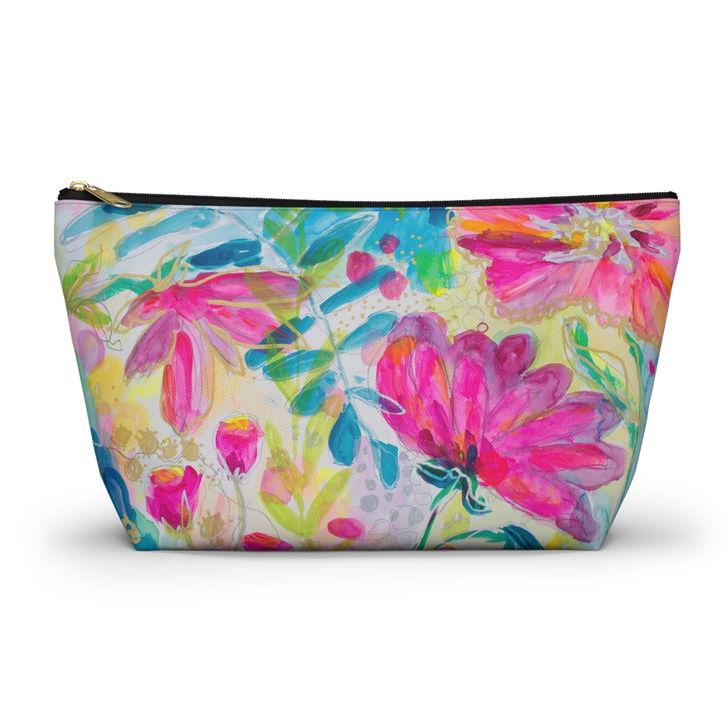 Garden Glow ~ Accessory Pouch w T-bottom
