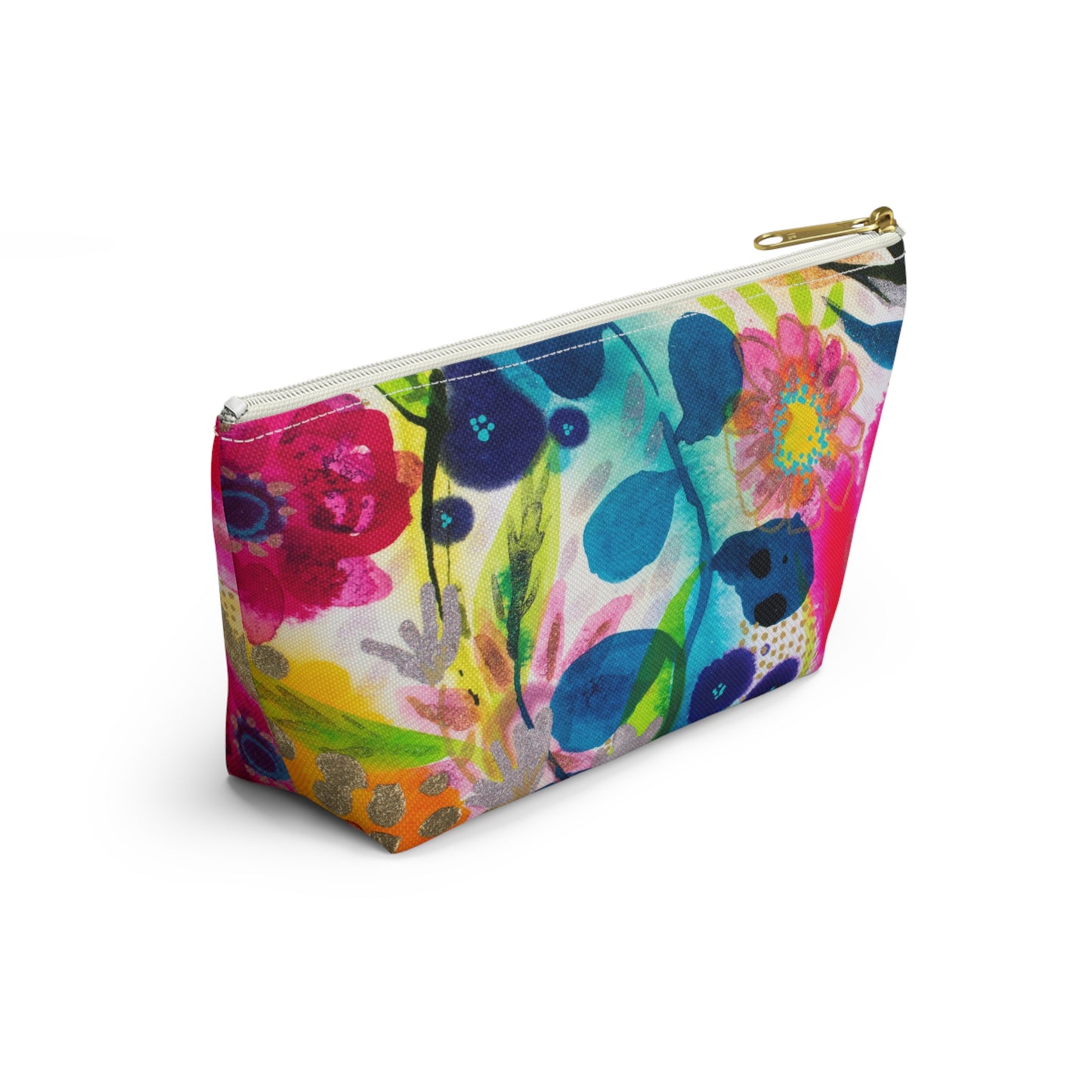 May Flowers No. 6 ~ Accessory Pouch w T-bottom