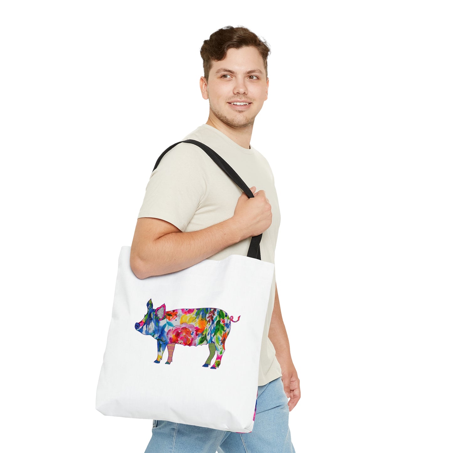 Pig ~ Jubilant ~ Tote Bag
