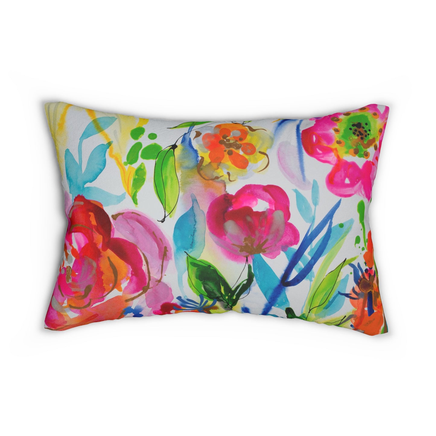 Pig ~ Jubilant ~ Lumbar Pillow