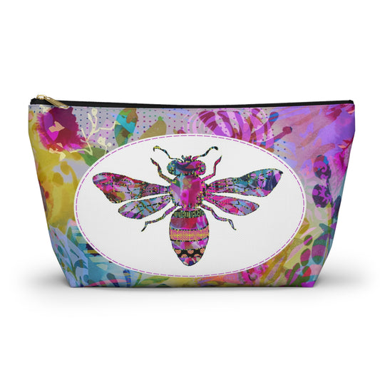 Bee You ~ Accessory Pouch w T-bottom