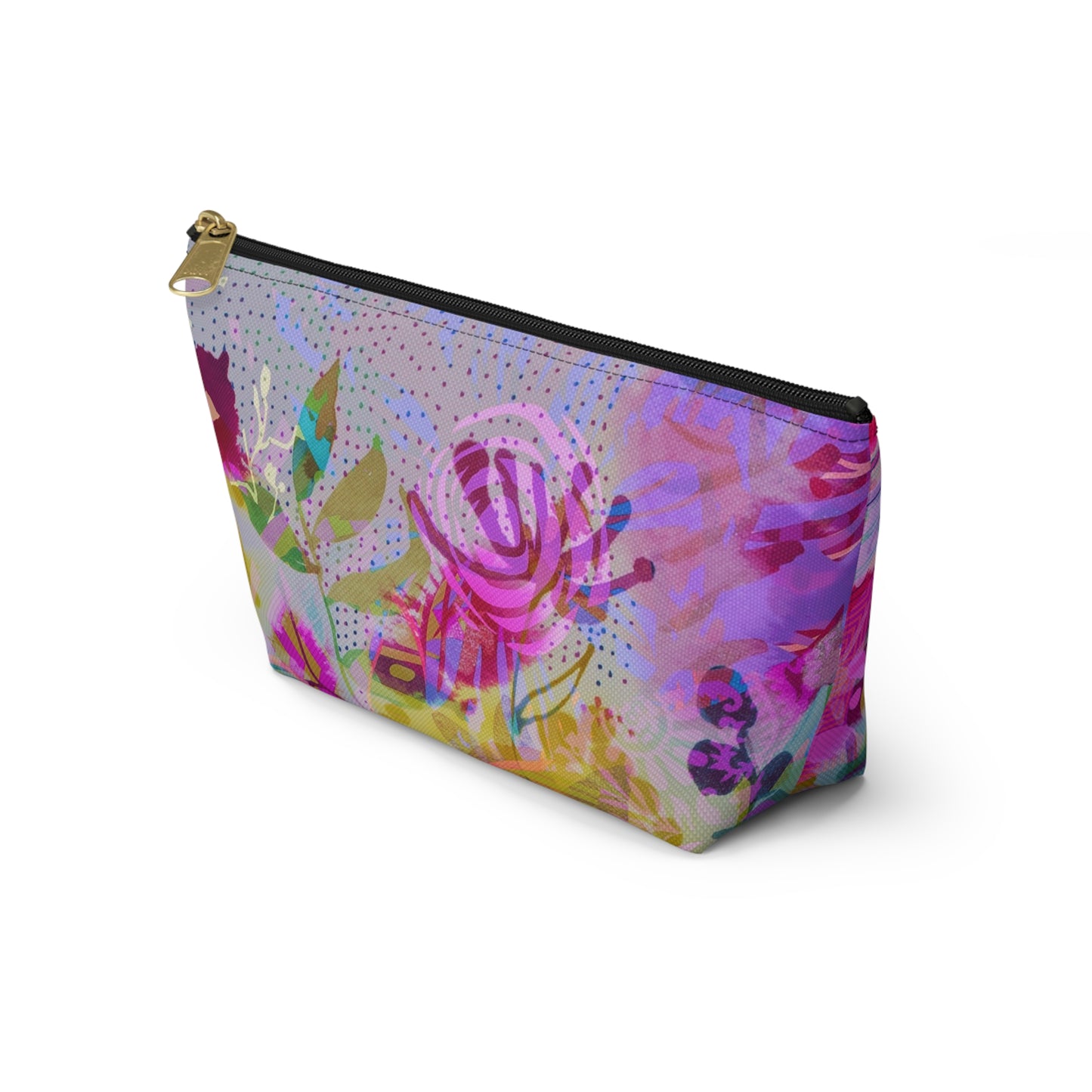 Wednesday Flower ~ Accessory Pouch w T-bottom