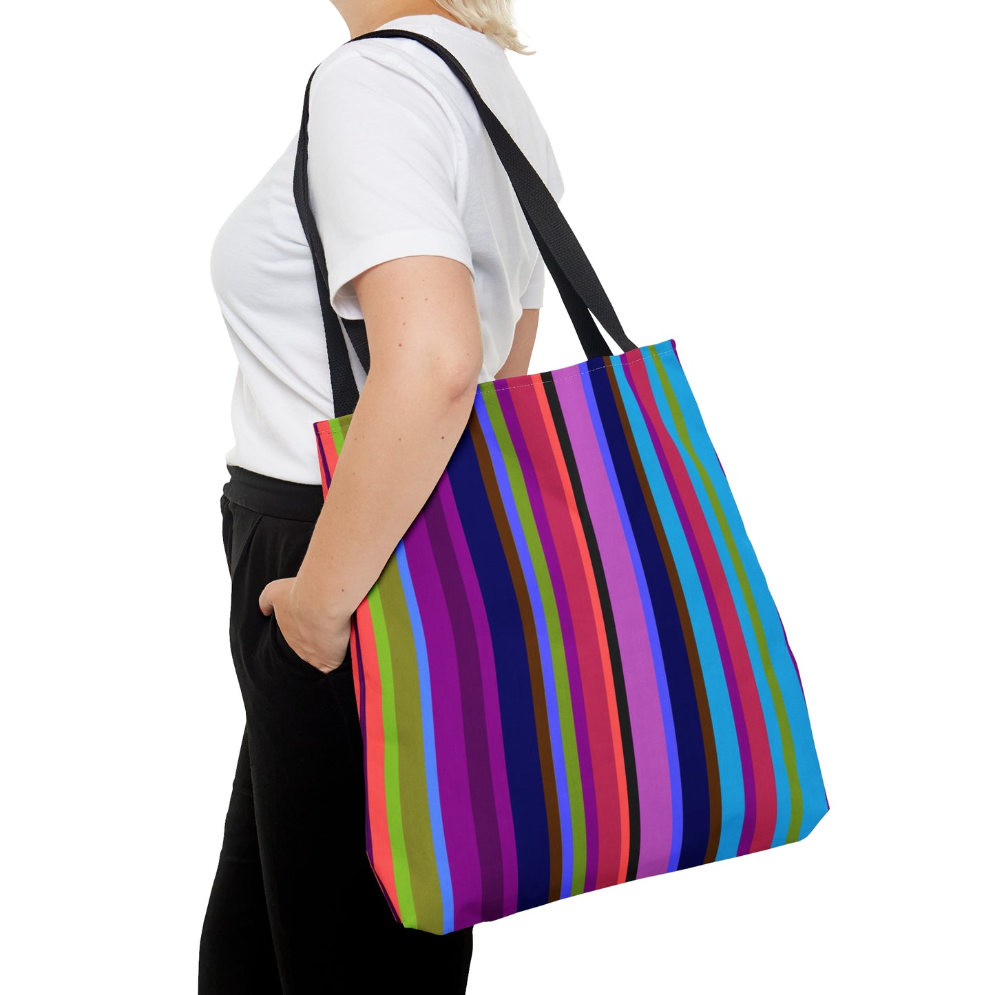 Funky Stripes Tote Bag