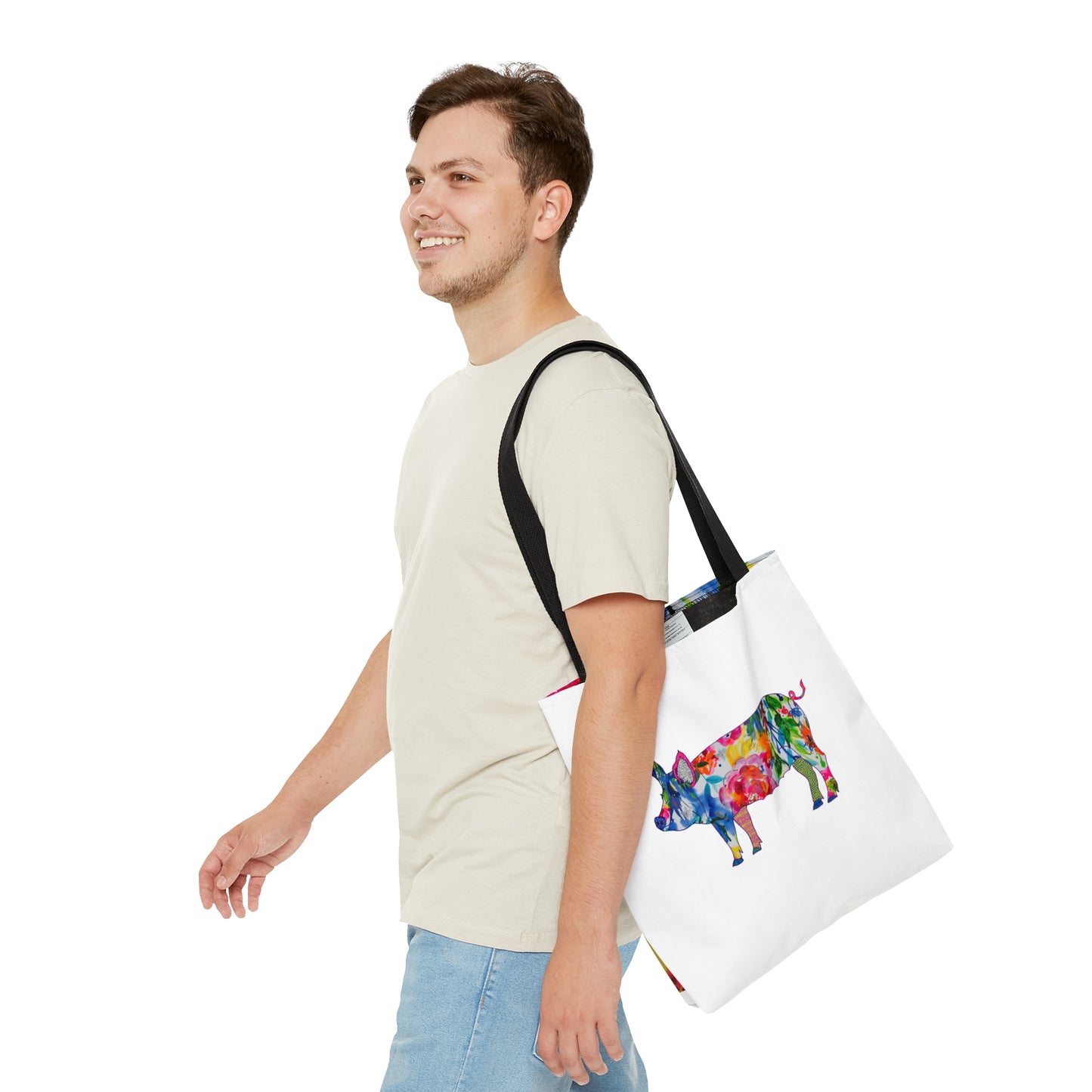 Pig ~ Jubilant ~ Tote Bag