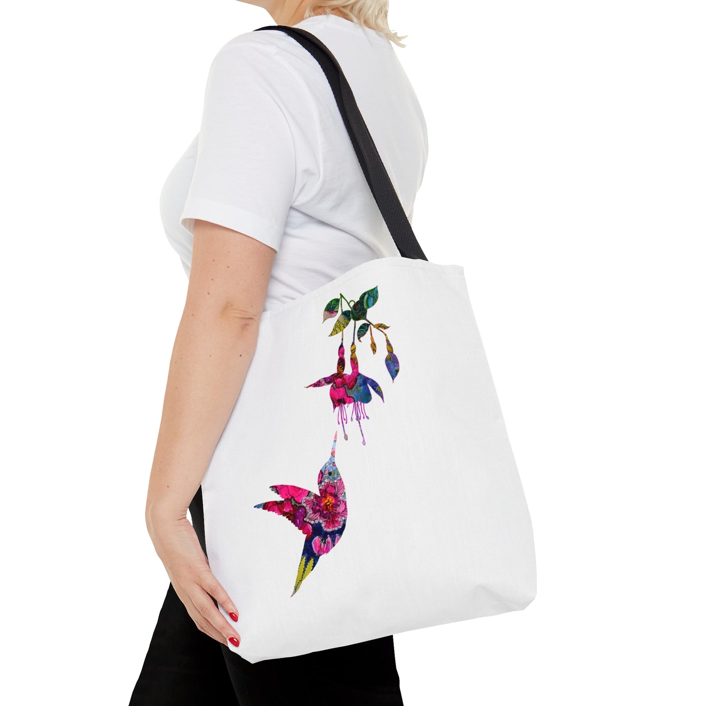 Delighted ~ Hummingbird ~ Tote Bag