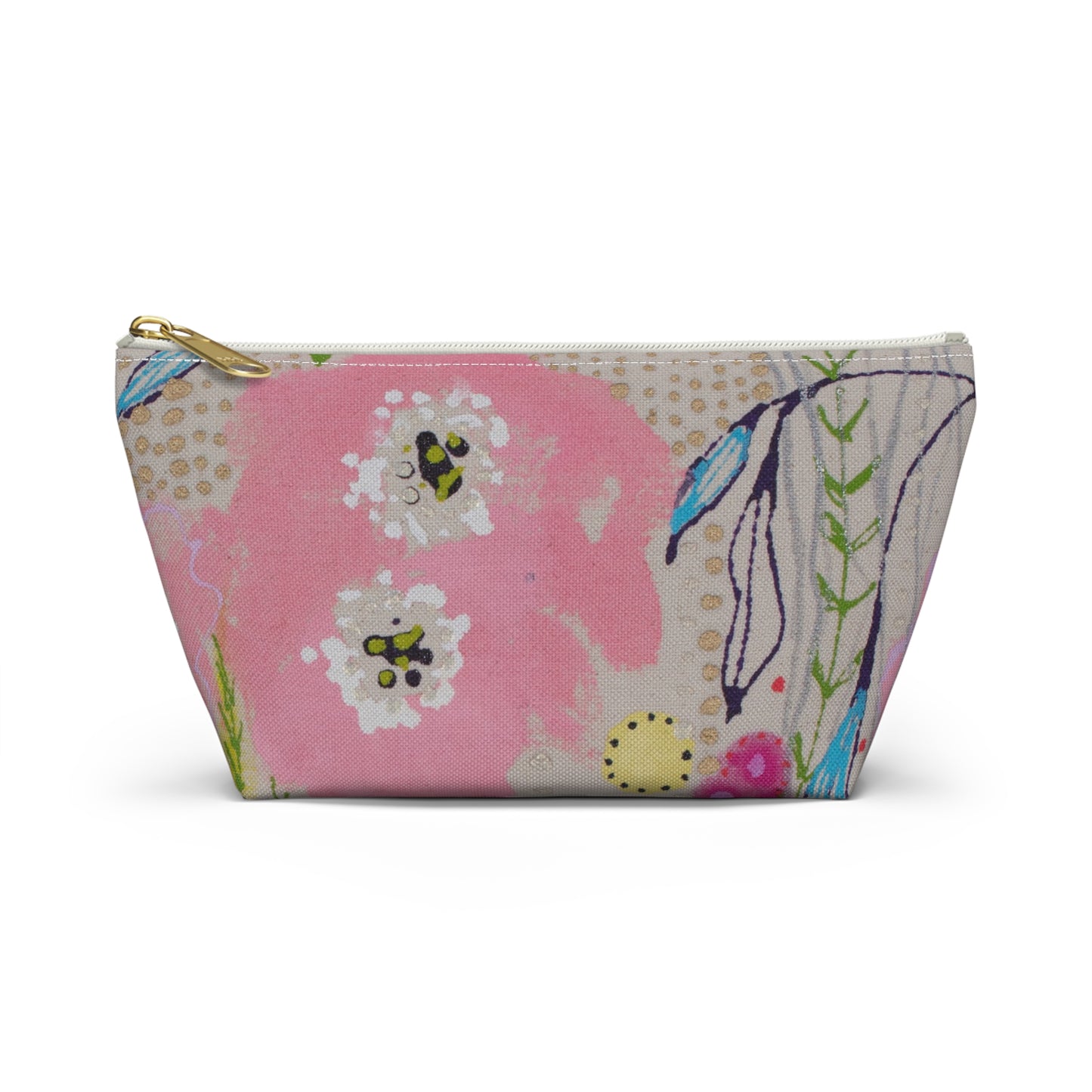 Wednesday's Flower No. 2 ~ Accessory Pouch w T-bottom