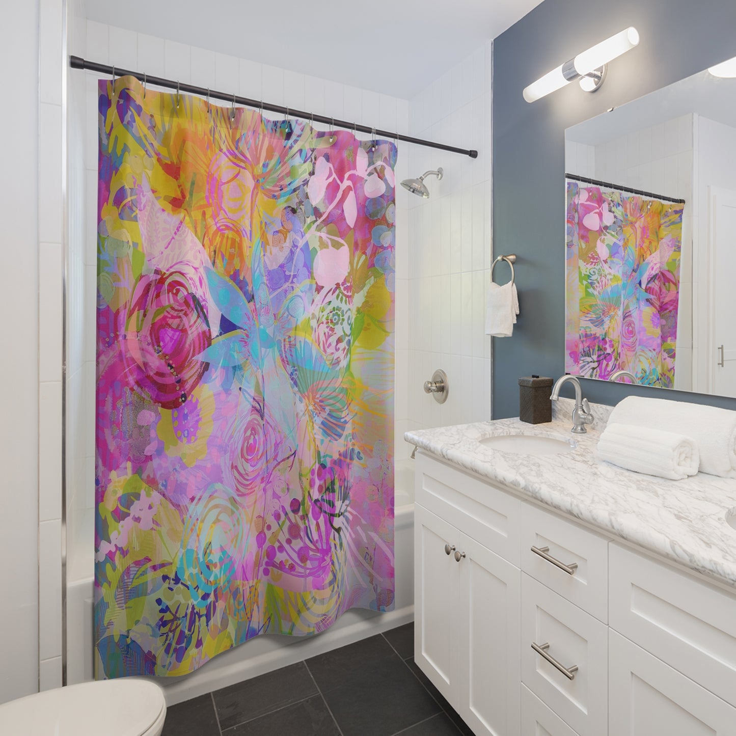 Spring Lush ~ Pastels ~ Shower Curtain