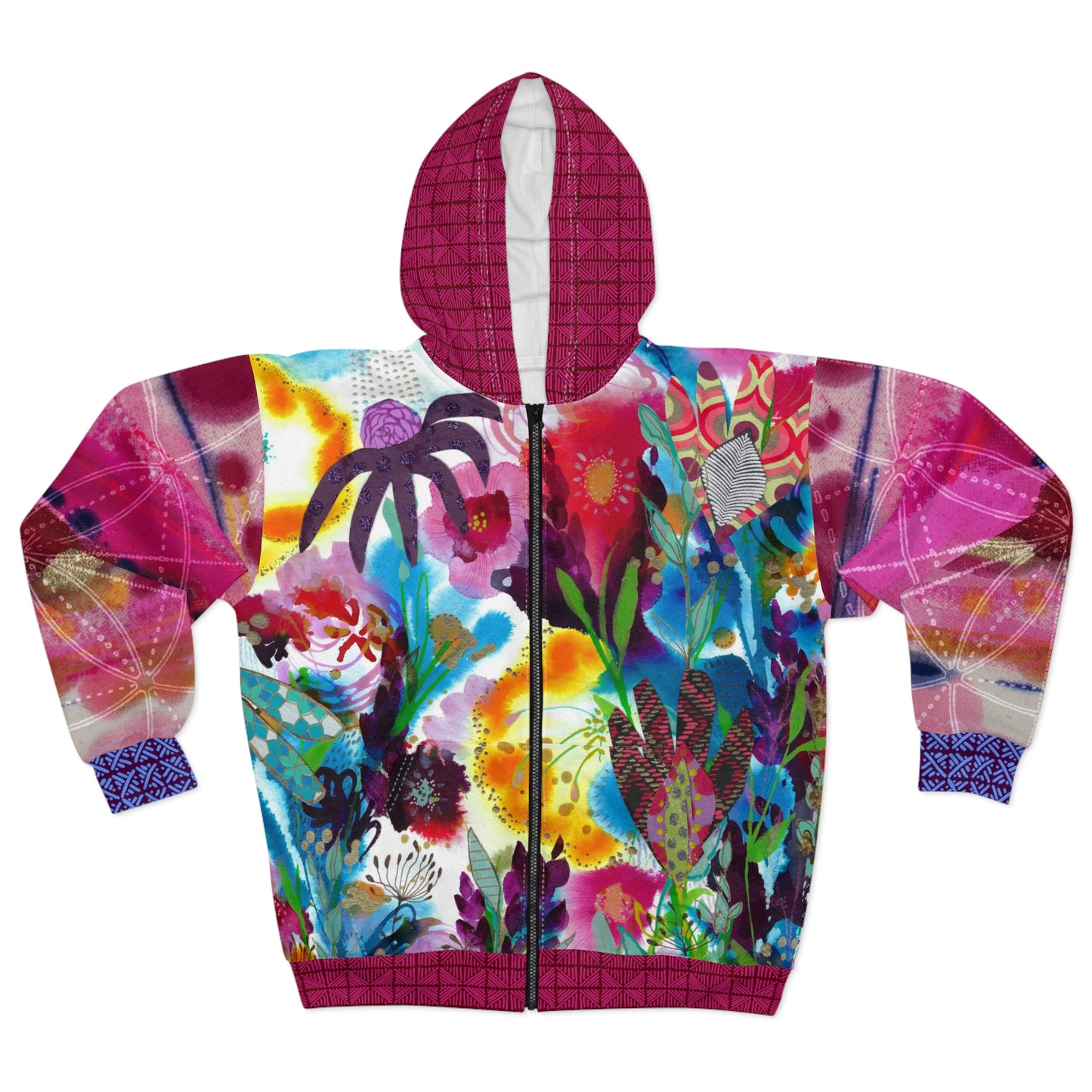 Spiritual Searching For Her and Seed Of Life Unisex Zip Hoodie