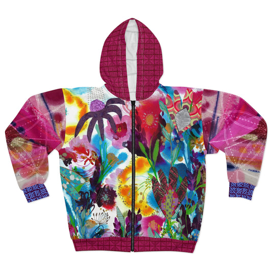 Spiritual Searching For Her and Seed Of Life Unisex Zip Hoodie