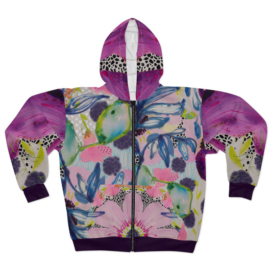 Finding Center ~ Unisex Zip Hoodie