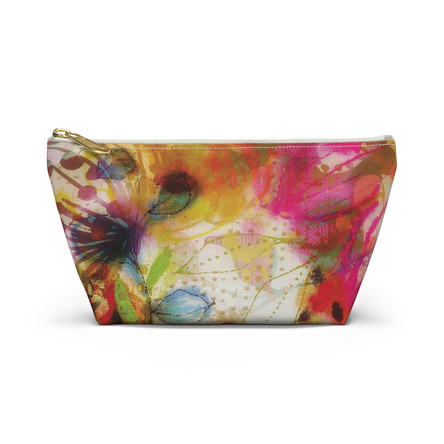 Autumn Posy ~ Accessory Pouch w T-bottom