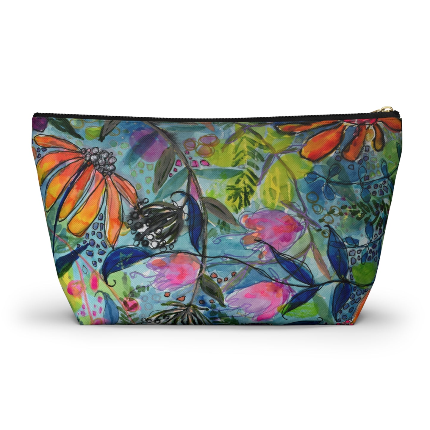 Into The Meadow ~ Accessory Pouch w T-bottom