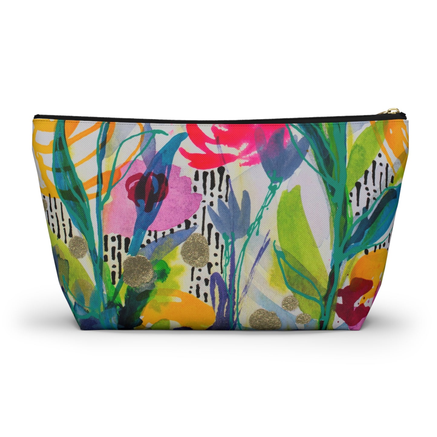 May Flowers Combo ~ Accessory Pouch w T-bottom