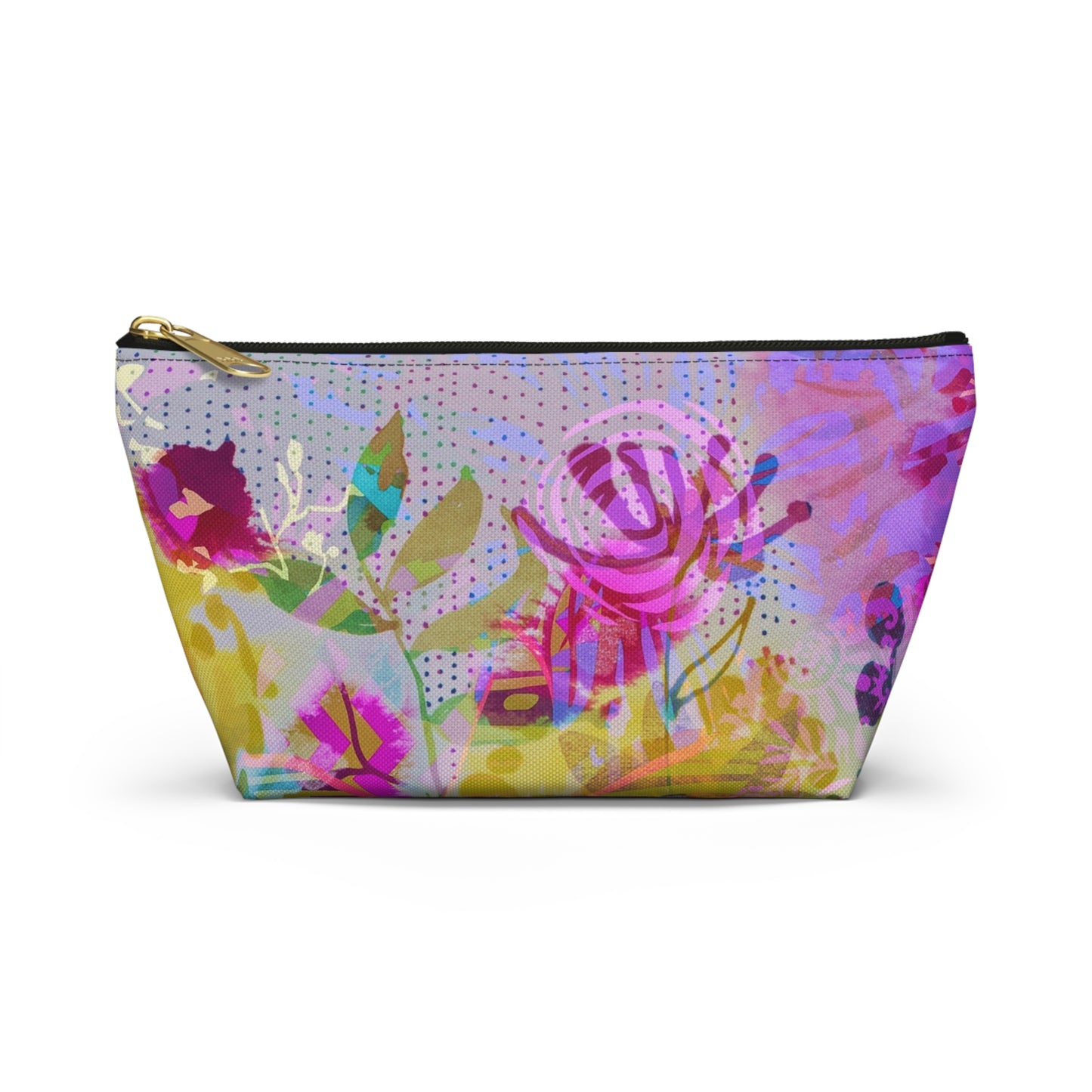 Wednesday Flower ~ Accessory Pouch w T-bottom