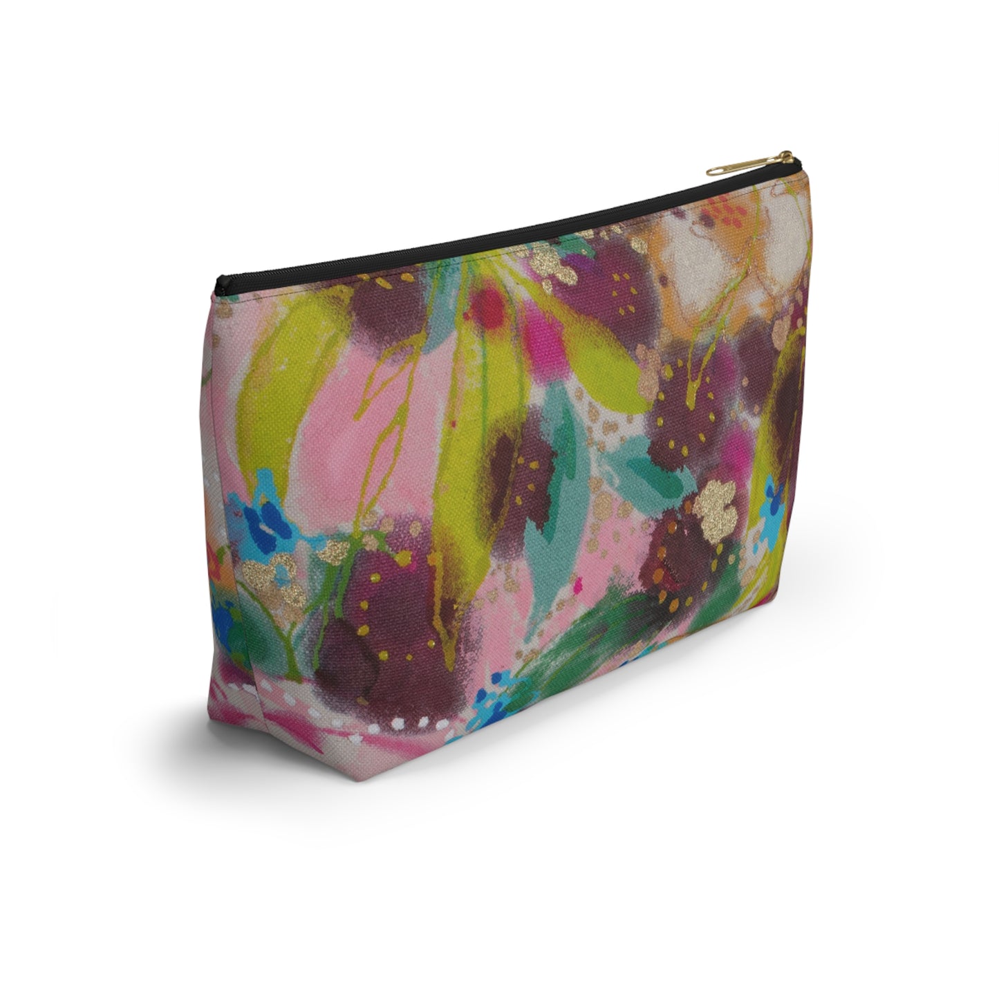 Wednesday's Flowers No. 3 ~ Accessory Pouch w T-bottom