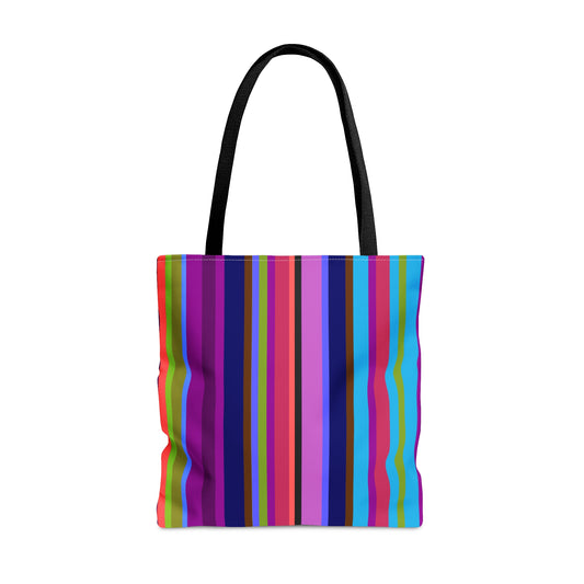 Funky Stripes Tote Bag
