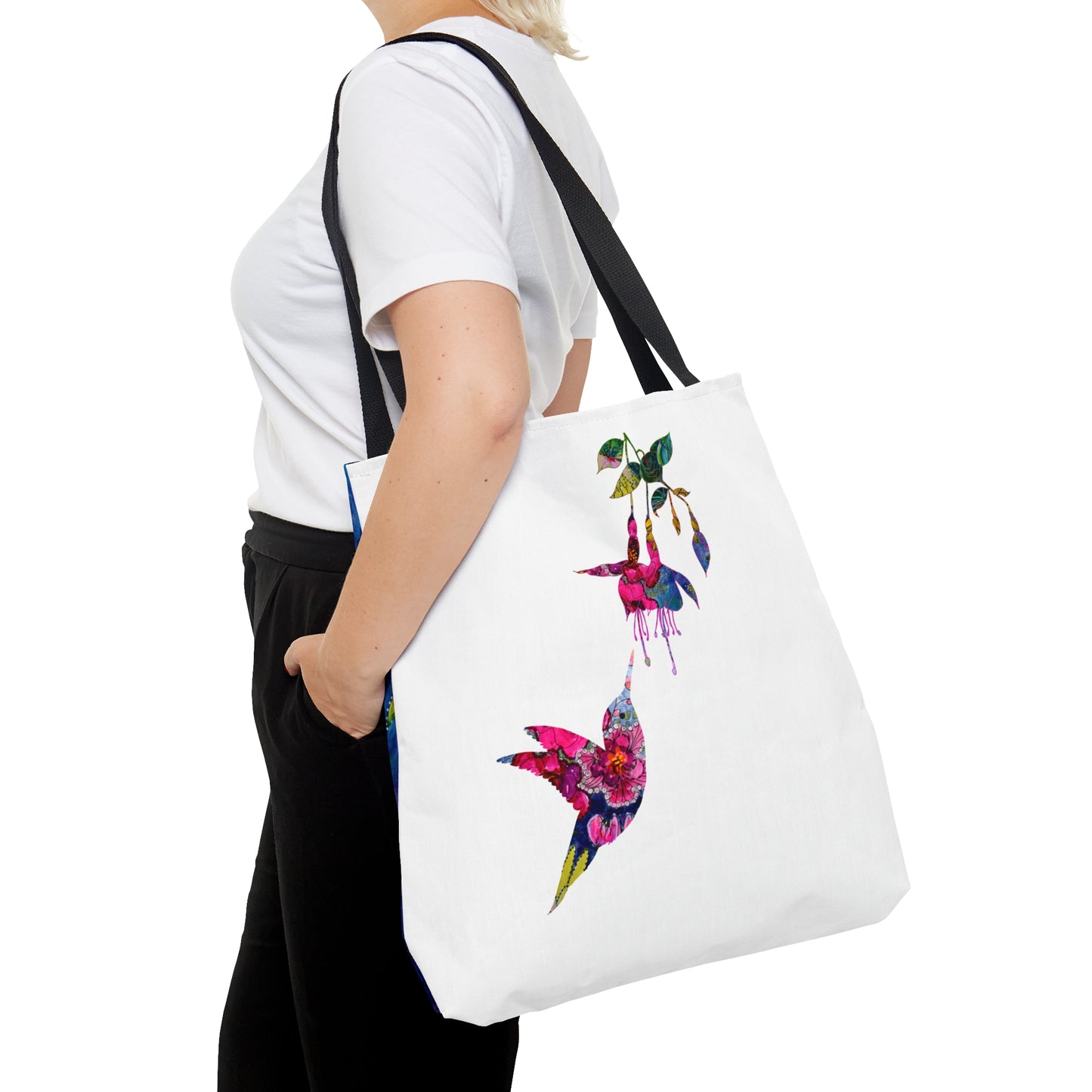 Delighted ~ Hummingbird ~ Tote Bag
