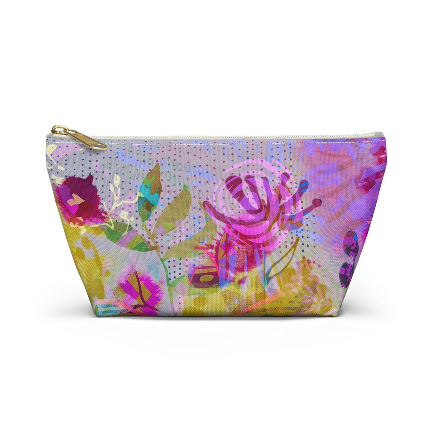 Wednesday Flower ~ Accessory Pouch w T-bottom