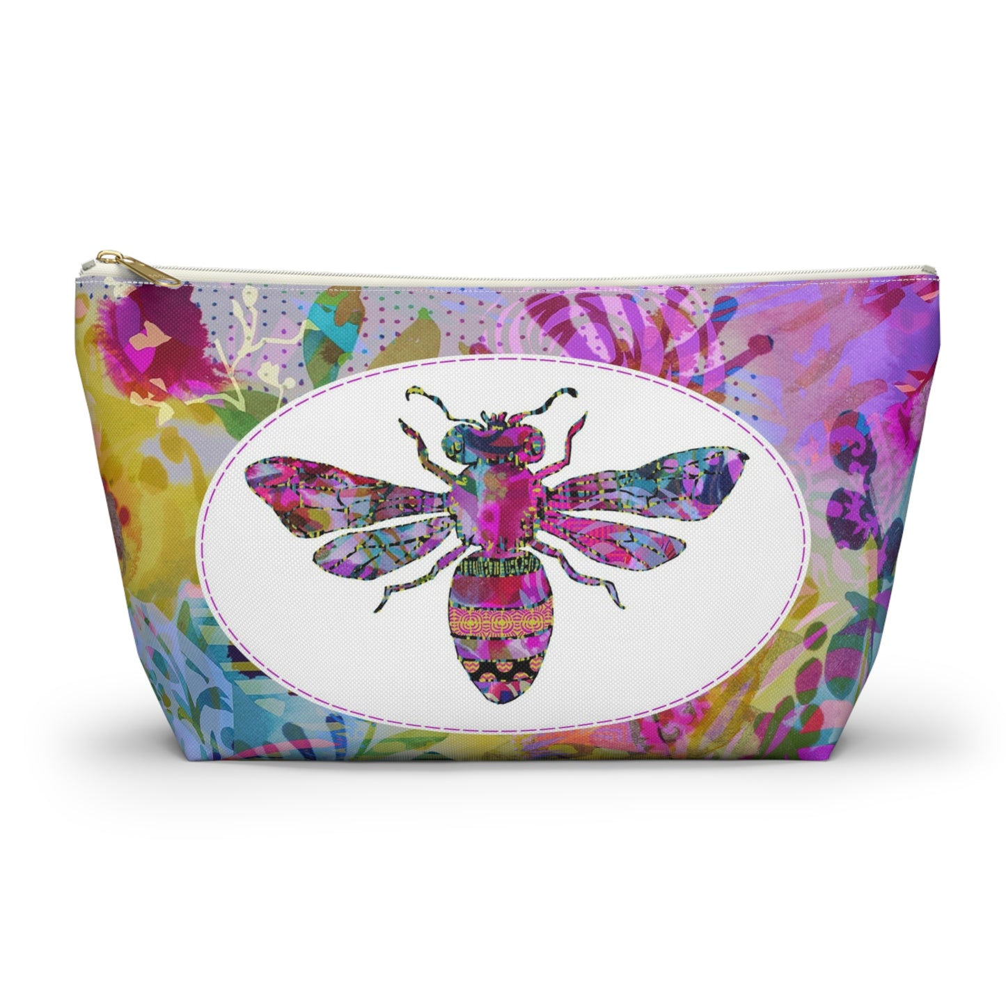 Bee You ~ Accessory Pouch w T-bottom