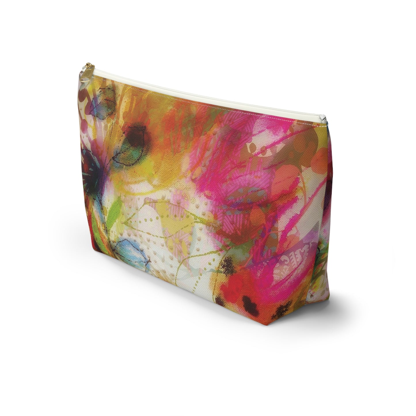 Autumn Posy ~ Accessory Pouch w T-bottom