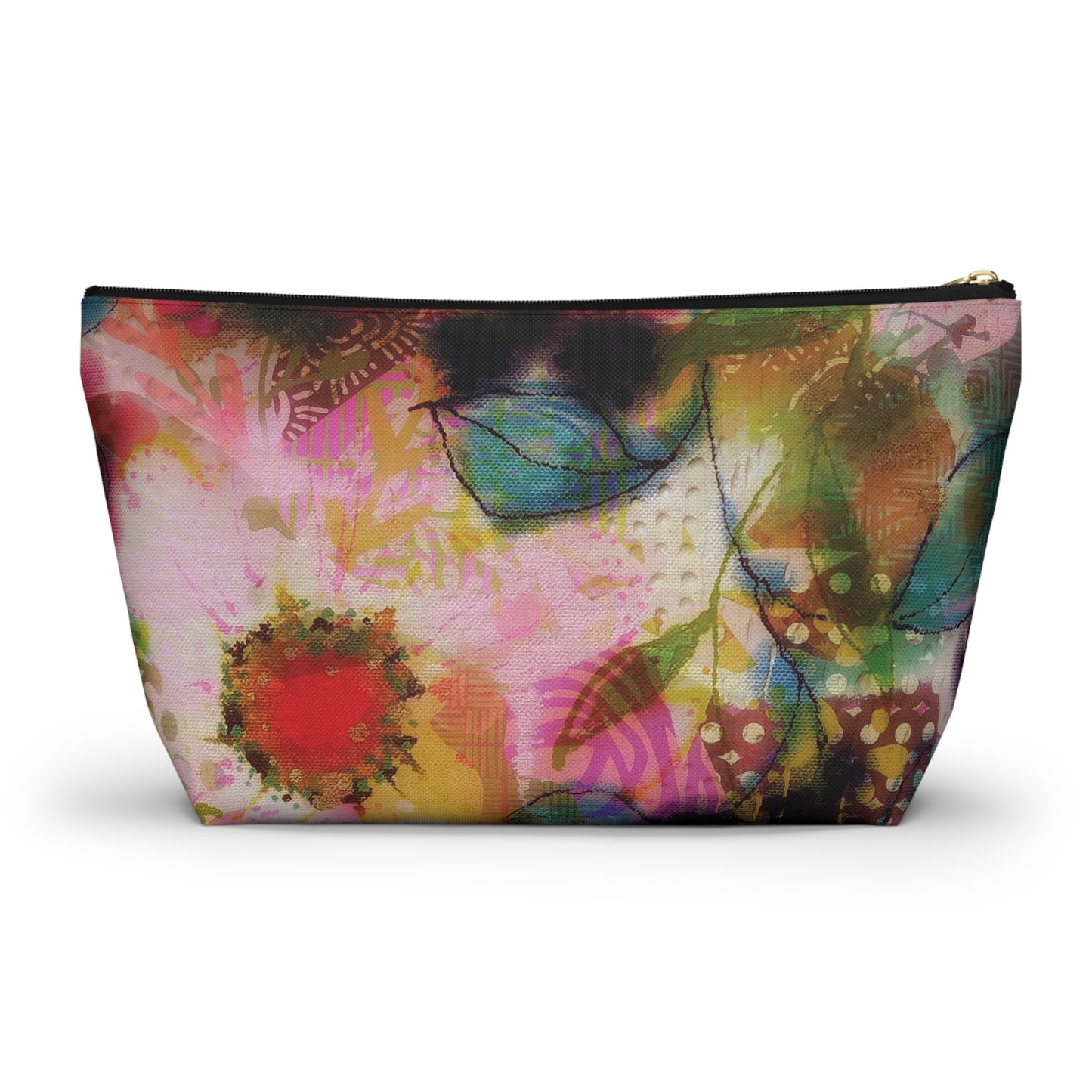 Autumn Posy ~ Accessory Pouch w T-bottom