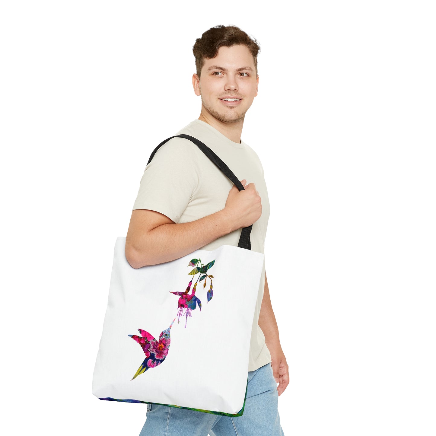 Delighted ~ Hummingbird ~ Tote Bag