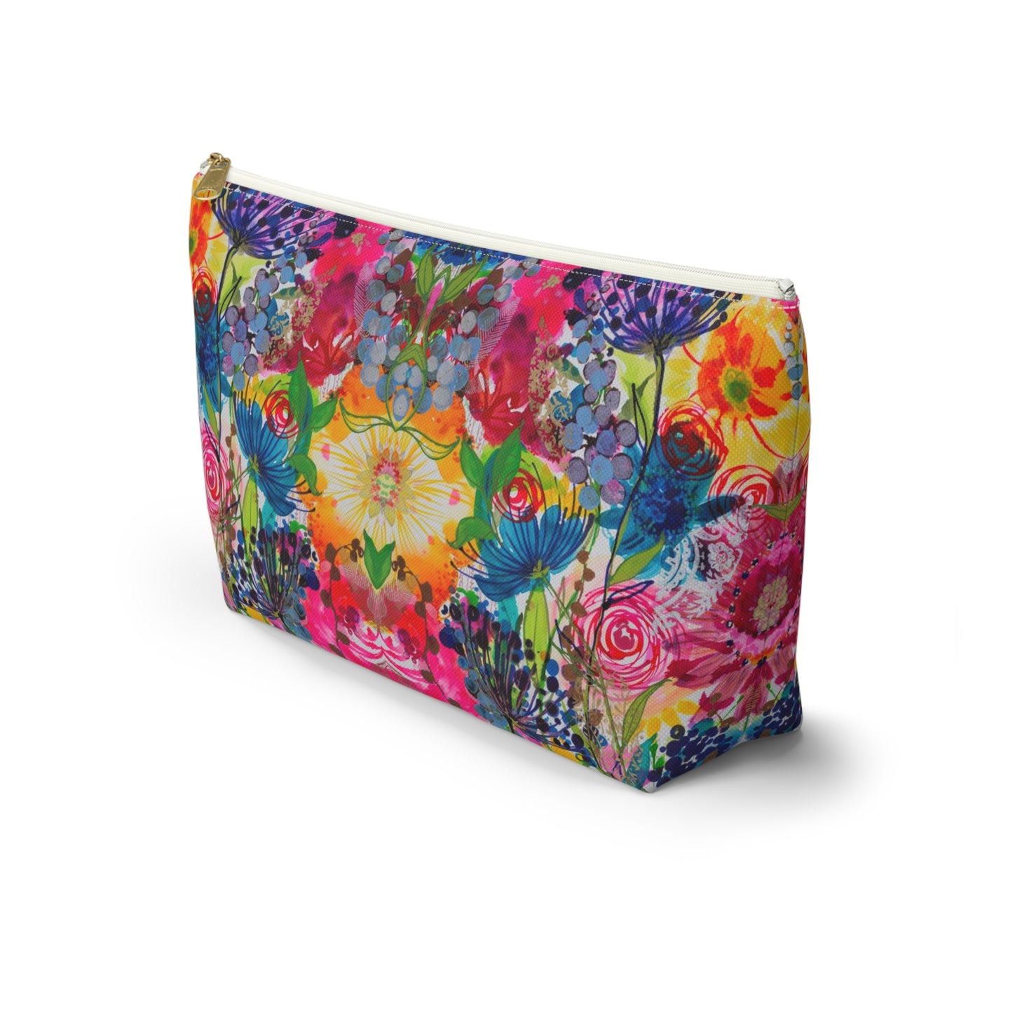 My Dad's Garden ~ Accessory Pouch w T-bottom