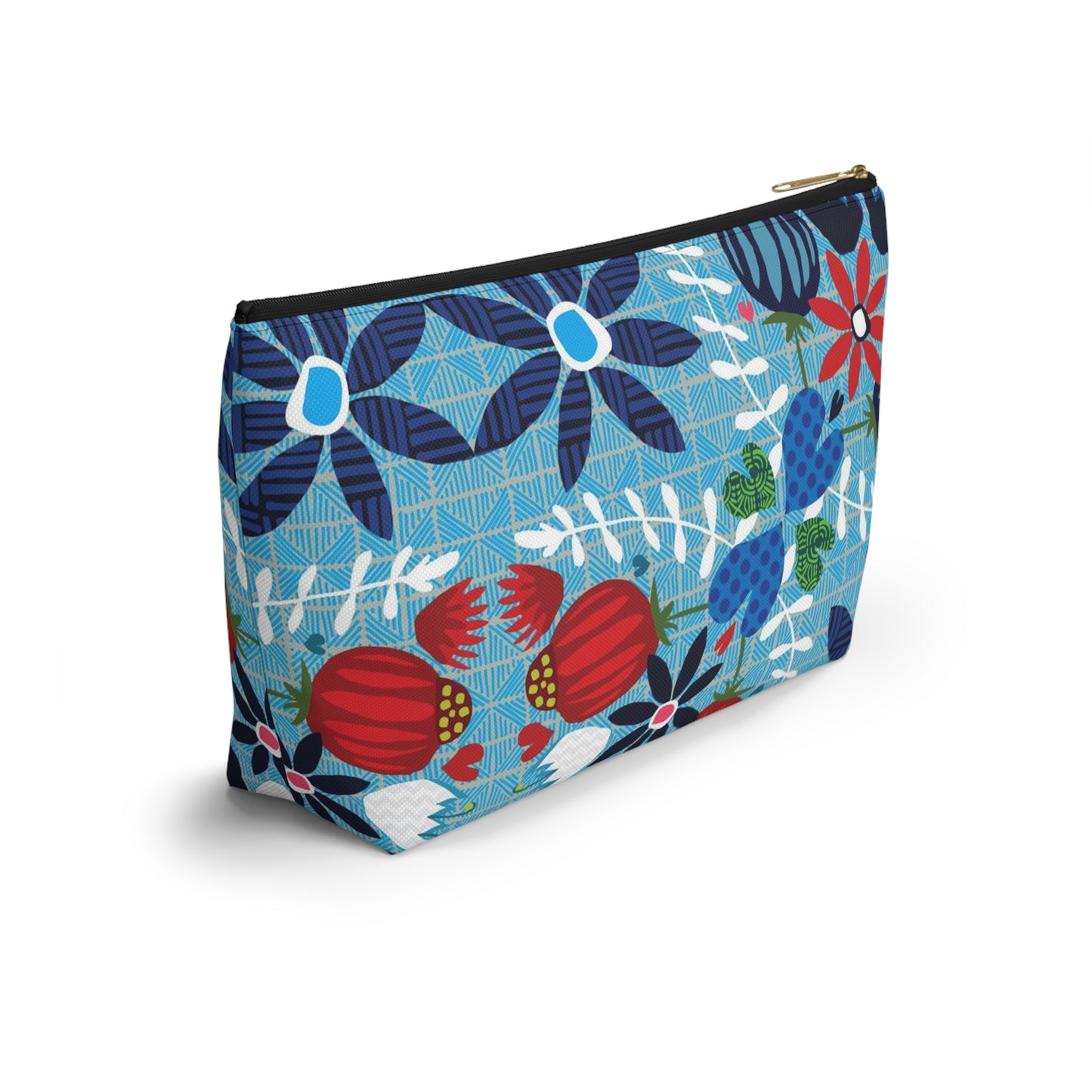 Blue Folk ~ Accessory Pouch w T-bottom