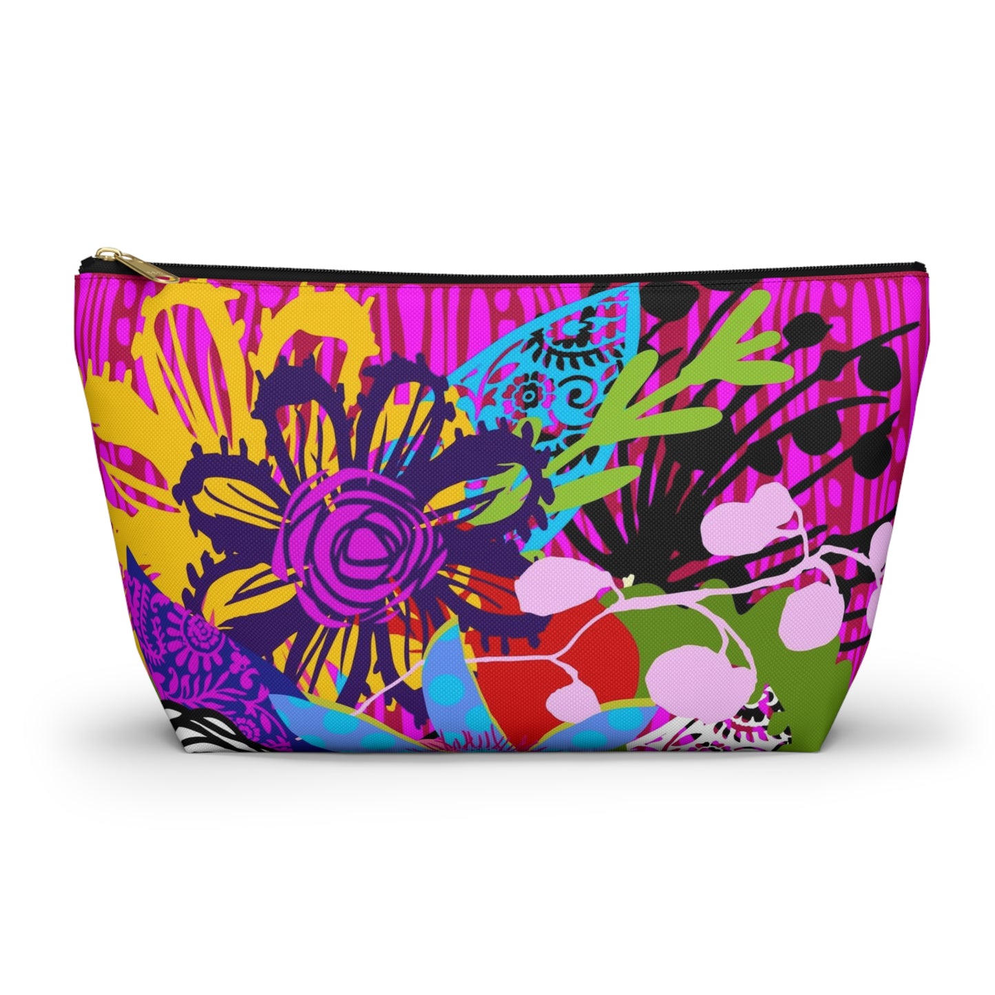 Wednesday Posey in Hot Pink ~ Accessory Pouch w T-bottom