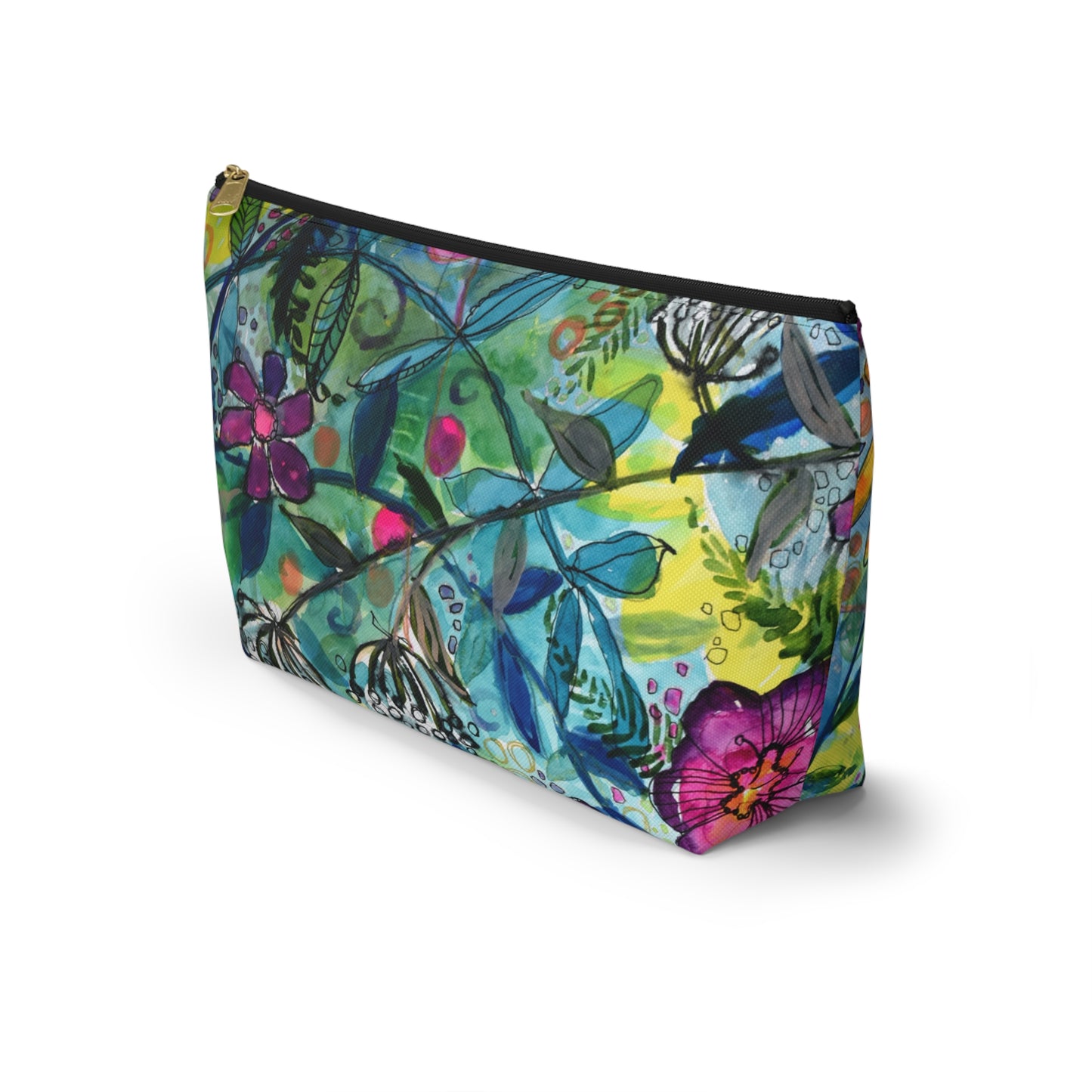 Into The Meadow ~ Accessory Pouch w T-bottom