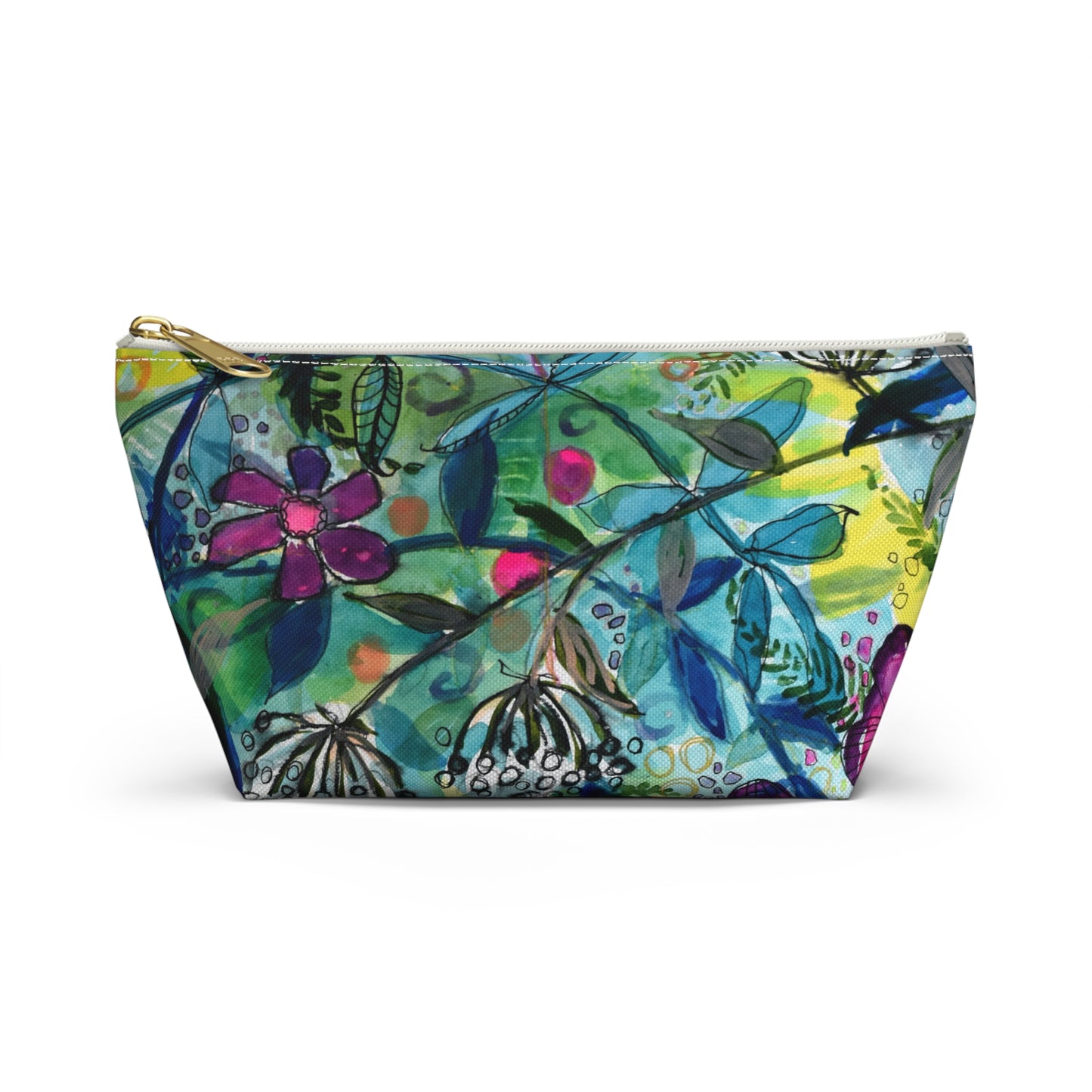 Into The Meadow ~ Accessory Pouch w T-bottom