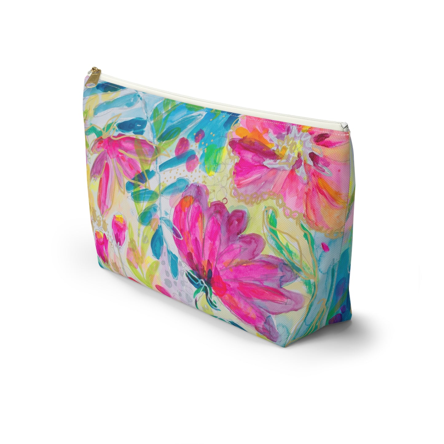 Garden Glow ~ Accessory Pouch w T-bottom