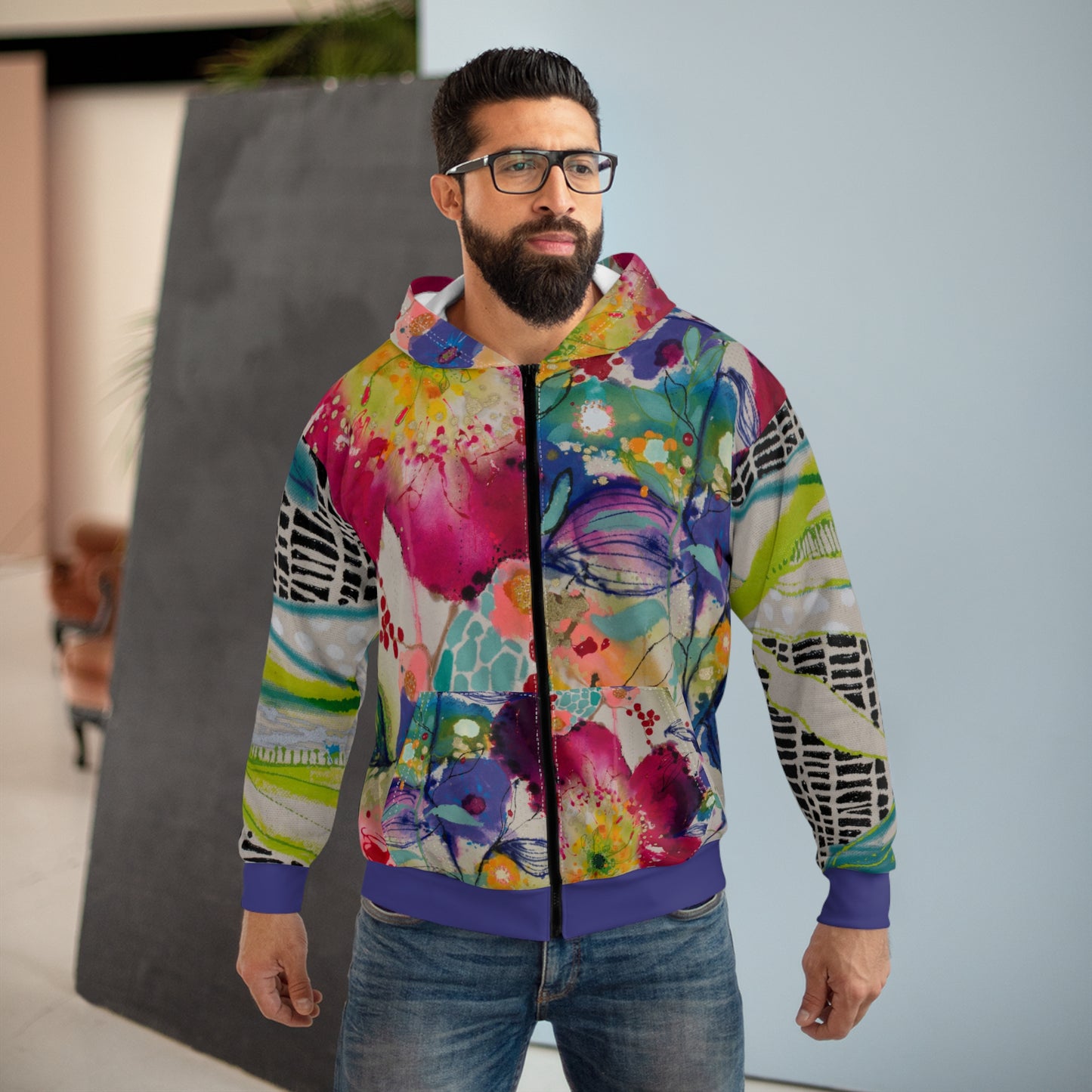 The Intensity Of Being You ~ Unisex Zip Hoodie