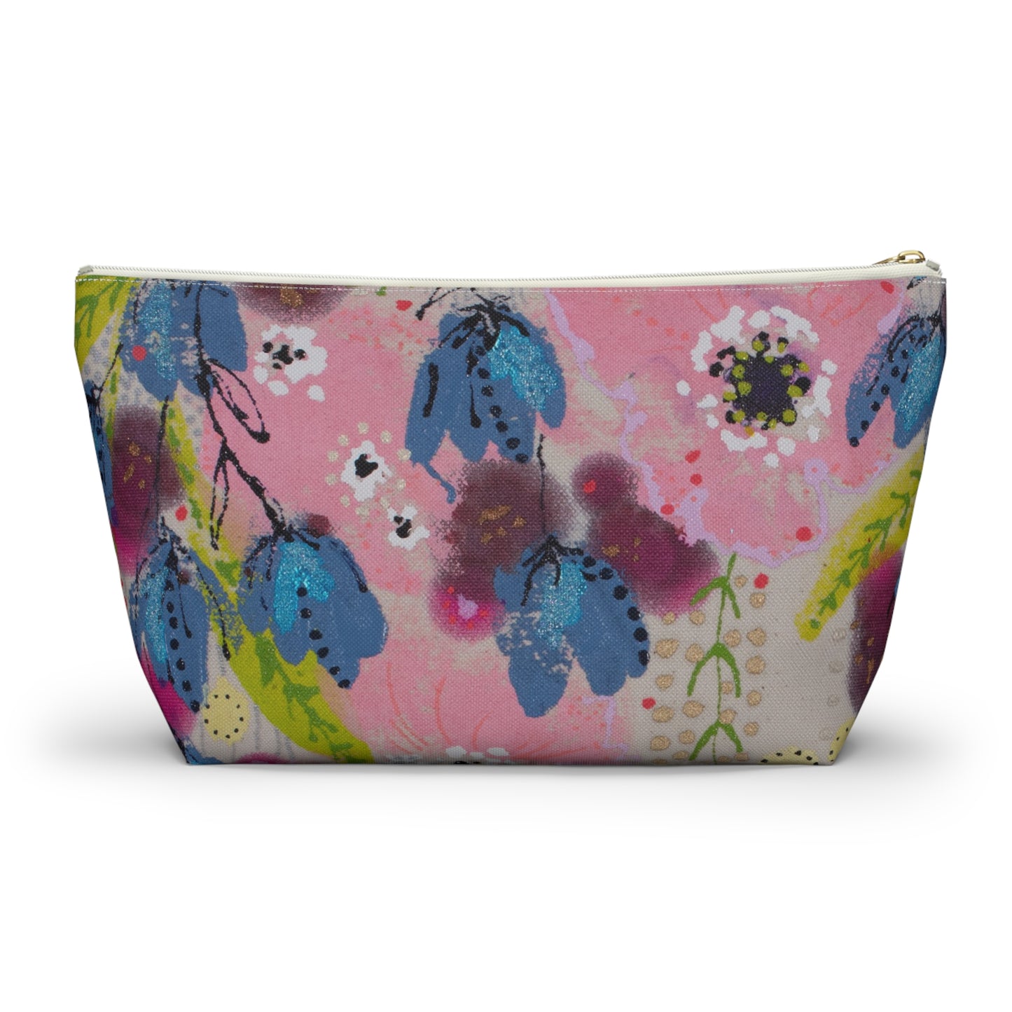 Wednesday's Flower No. 2 ~ Accessory Pouch w T-bottom