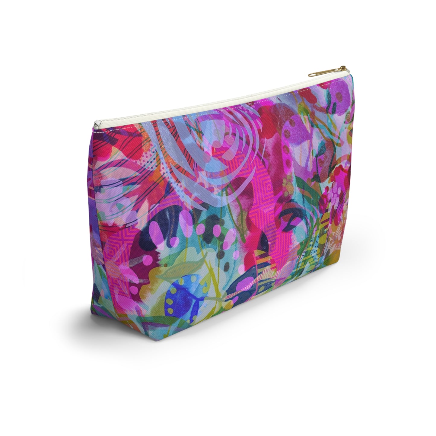 Wednesday Flower ~ Accessory Pouch w T-bottom