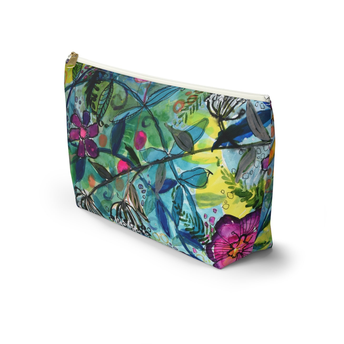 Into The Meadow ~ Accessory Pouch w T-bottom
