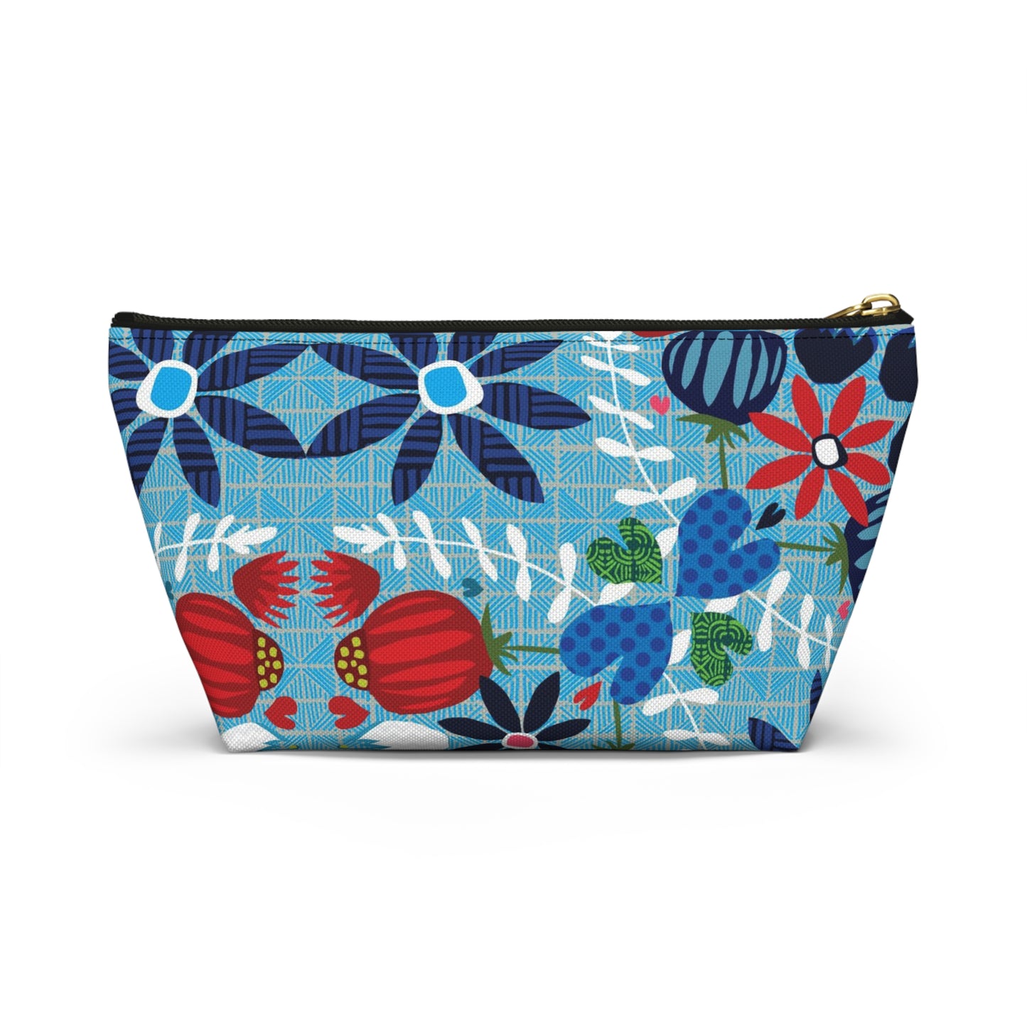 Blue Folk ~ Accessory Pouch w T-bottom