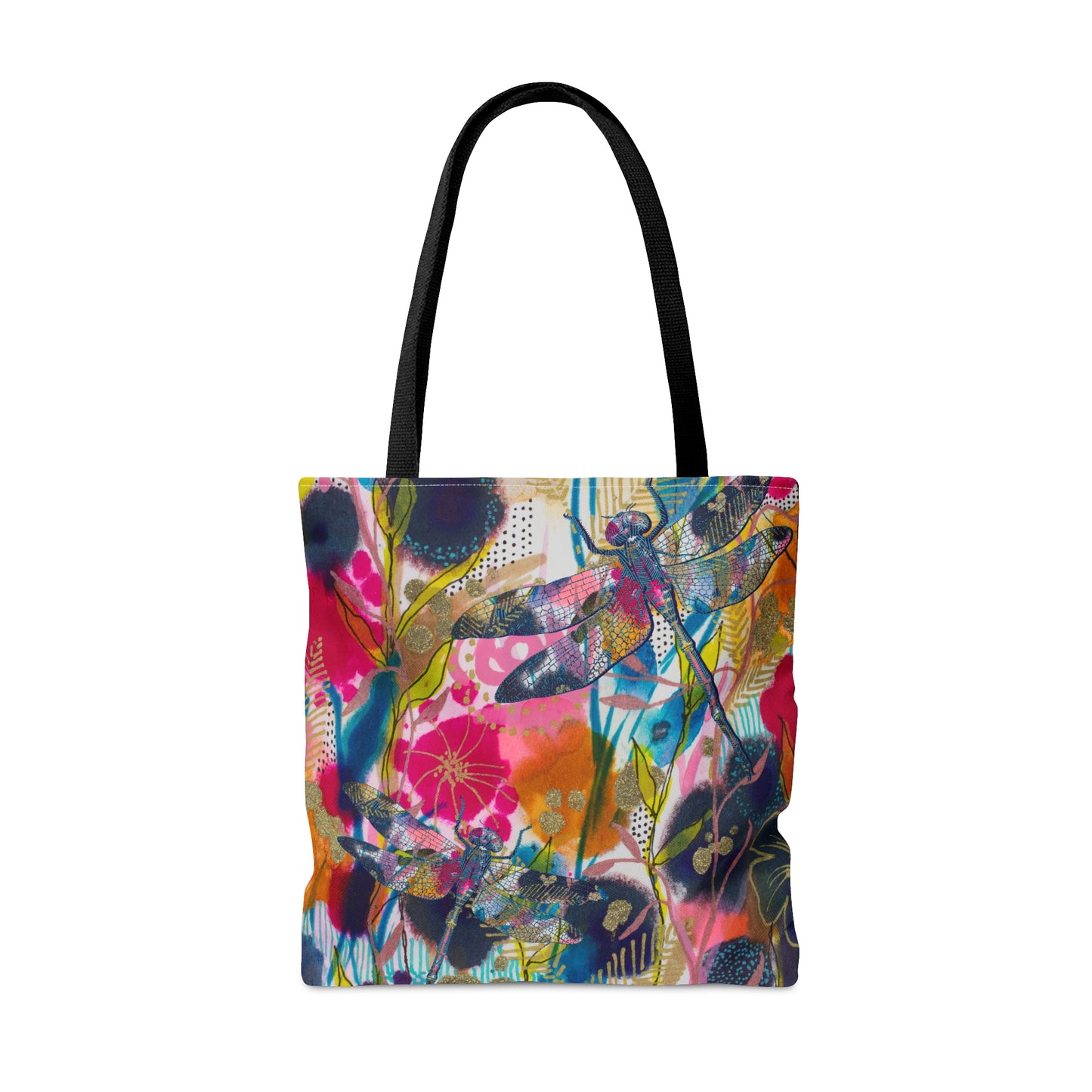 May Flowers ~ Dragonfly ~ Tote Bag