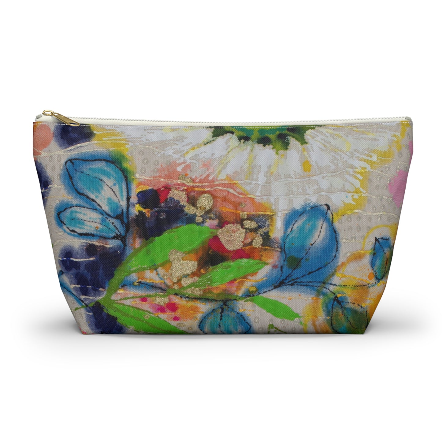 I Am Bold ~ Accessory Pouch w T-bottom ~ version two