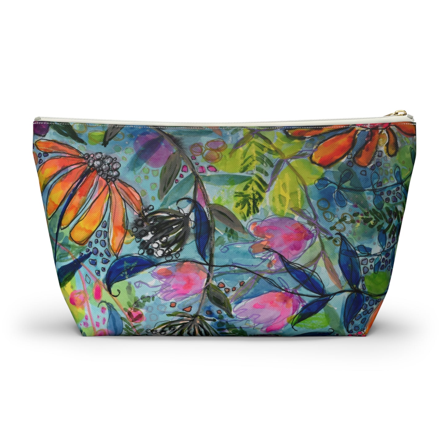Into The Meadow ~ Accessory Pouch w T-bottom