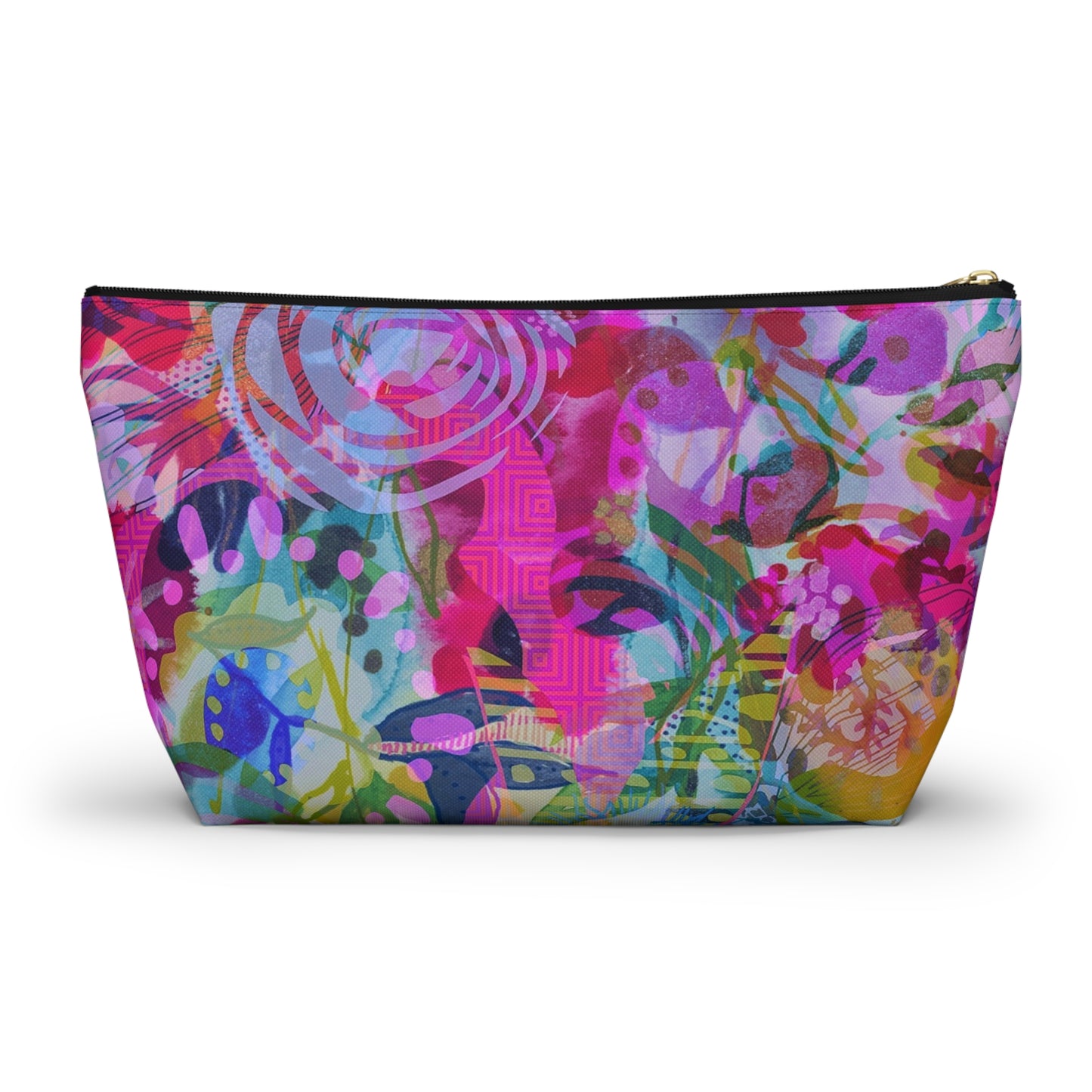 Wednesday Flower ~ Accessory Pouch w T-bottom