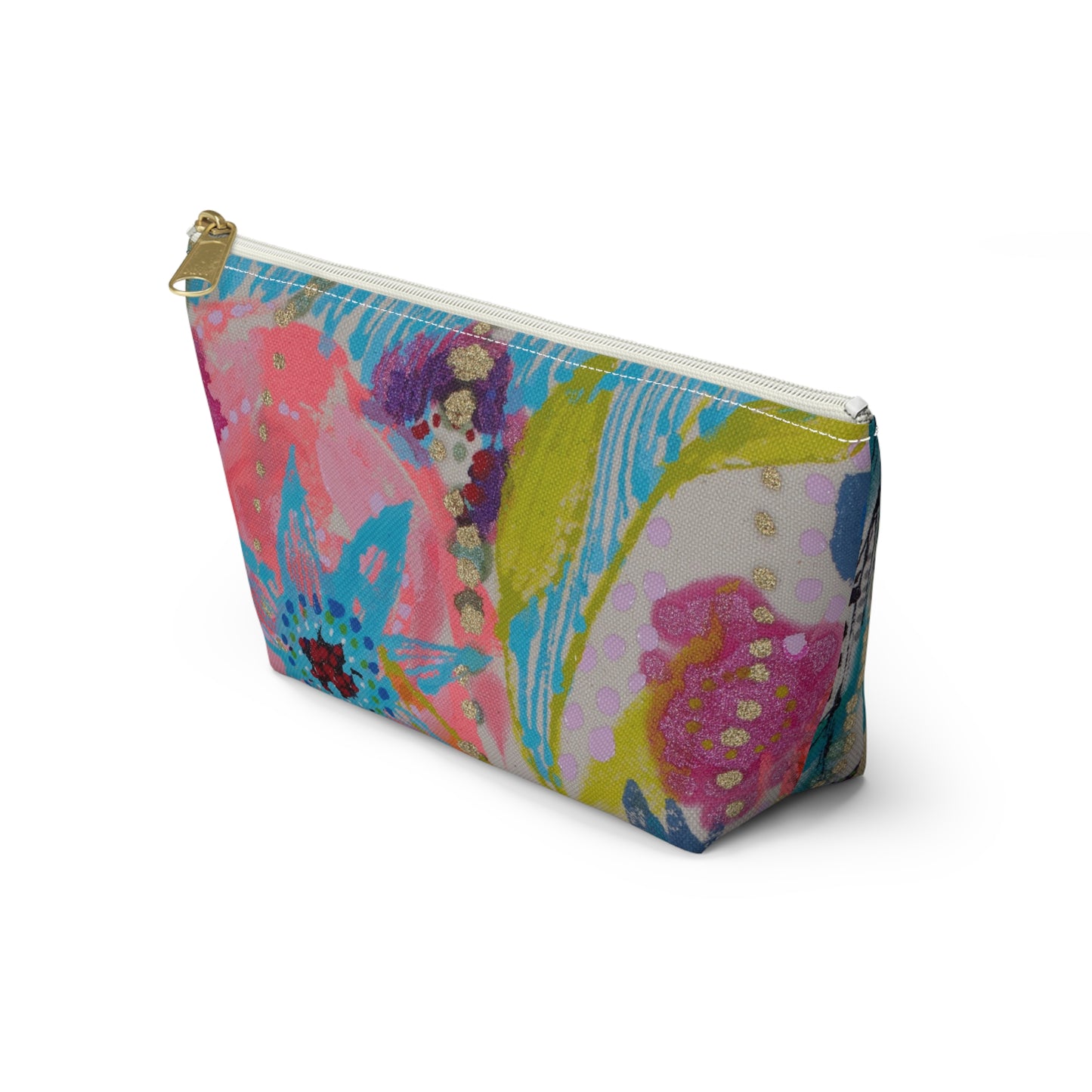 Wednesday's Flowers No. 1 ~ Accessory Pouch w T-bottom