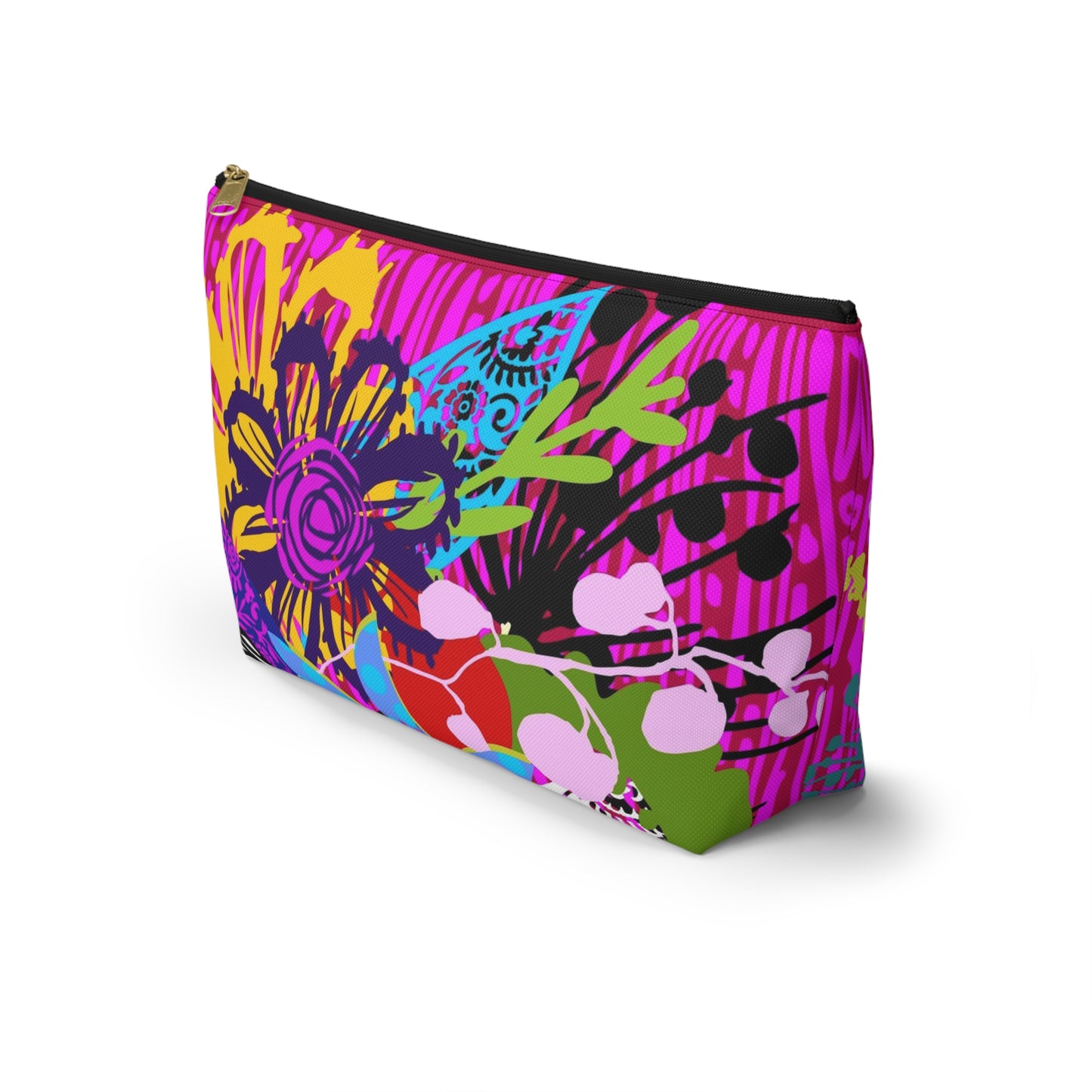 Wednesday Posey in Hot Pink ~ Accessory Pouch w T-bottom