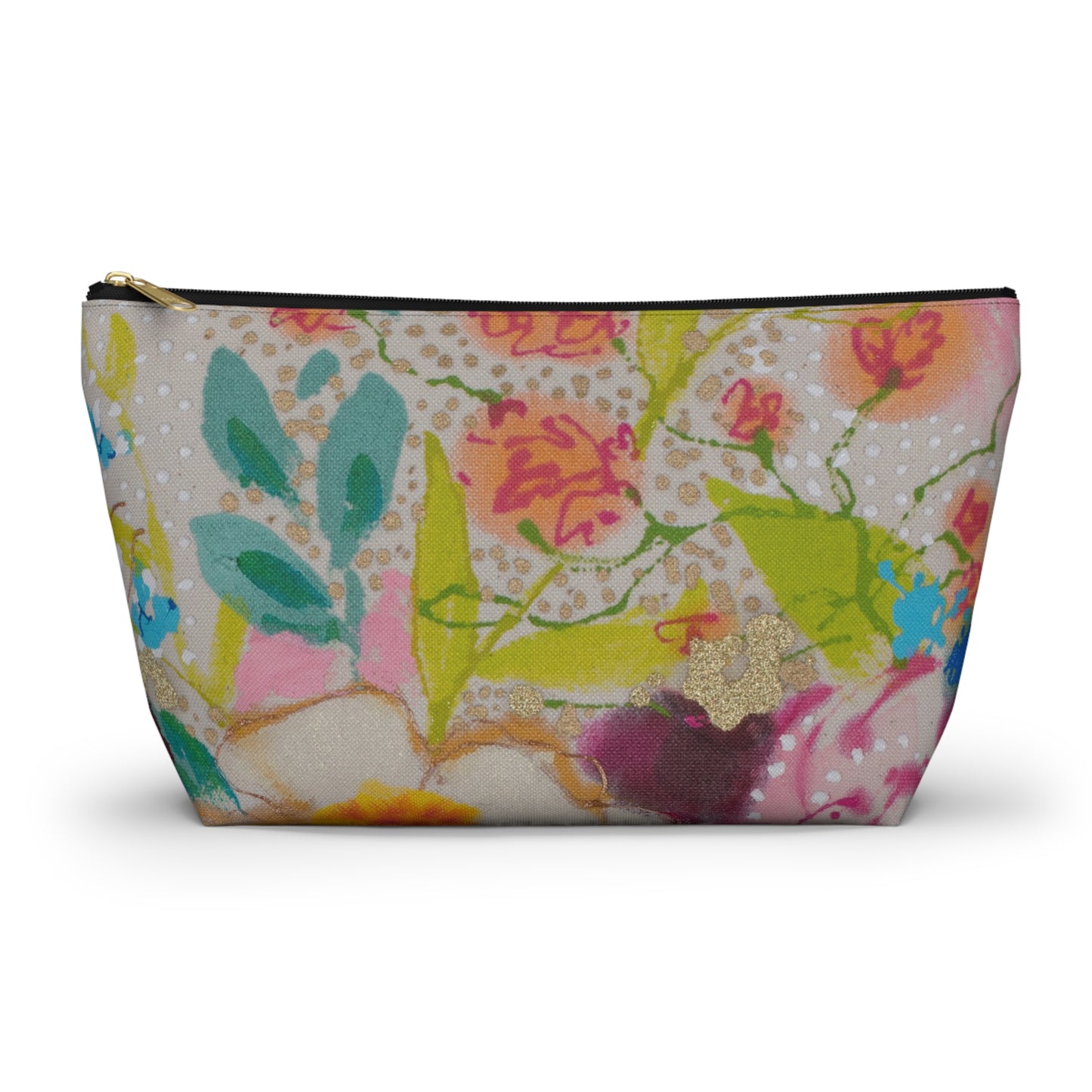 Wednesday's Flowers No. 3 ~ Accessory Pouch w T-bottom
