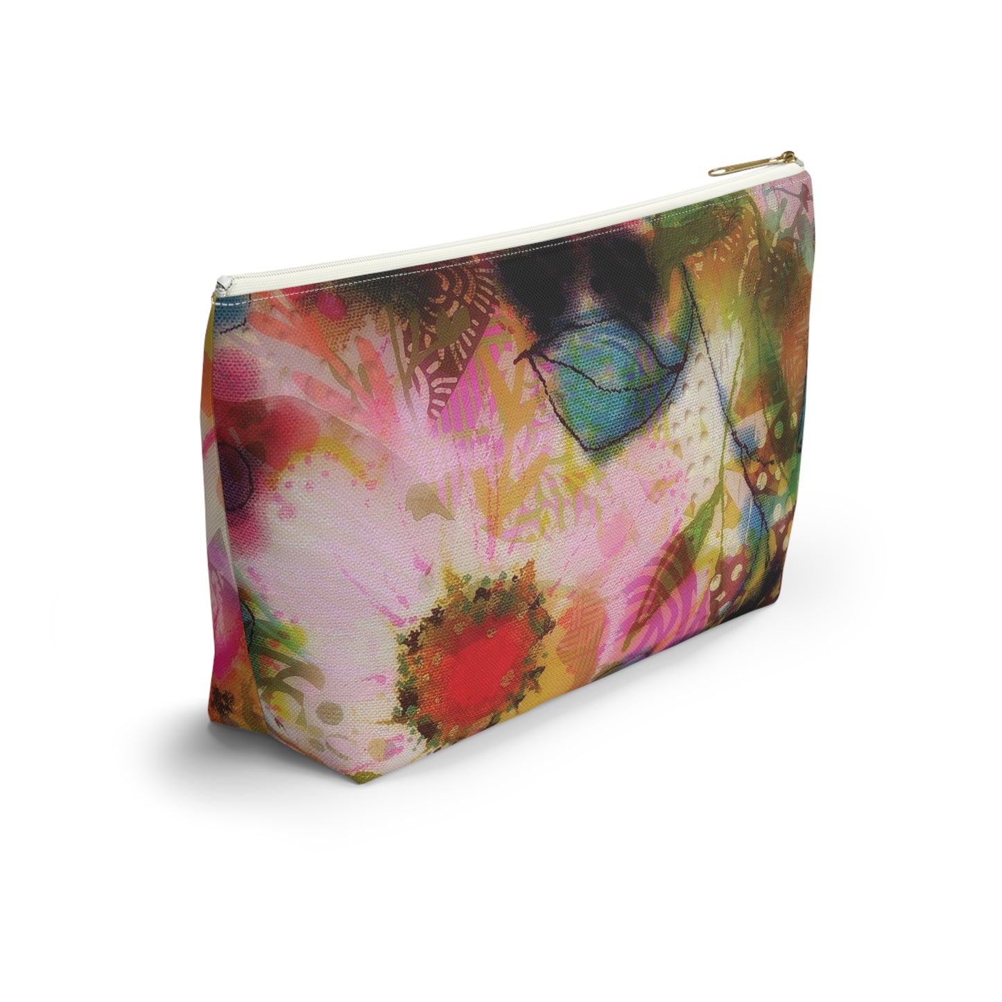 Autumn Posy ~ Accessory Pouch w T-bottom