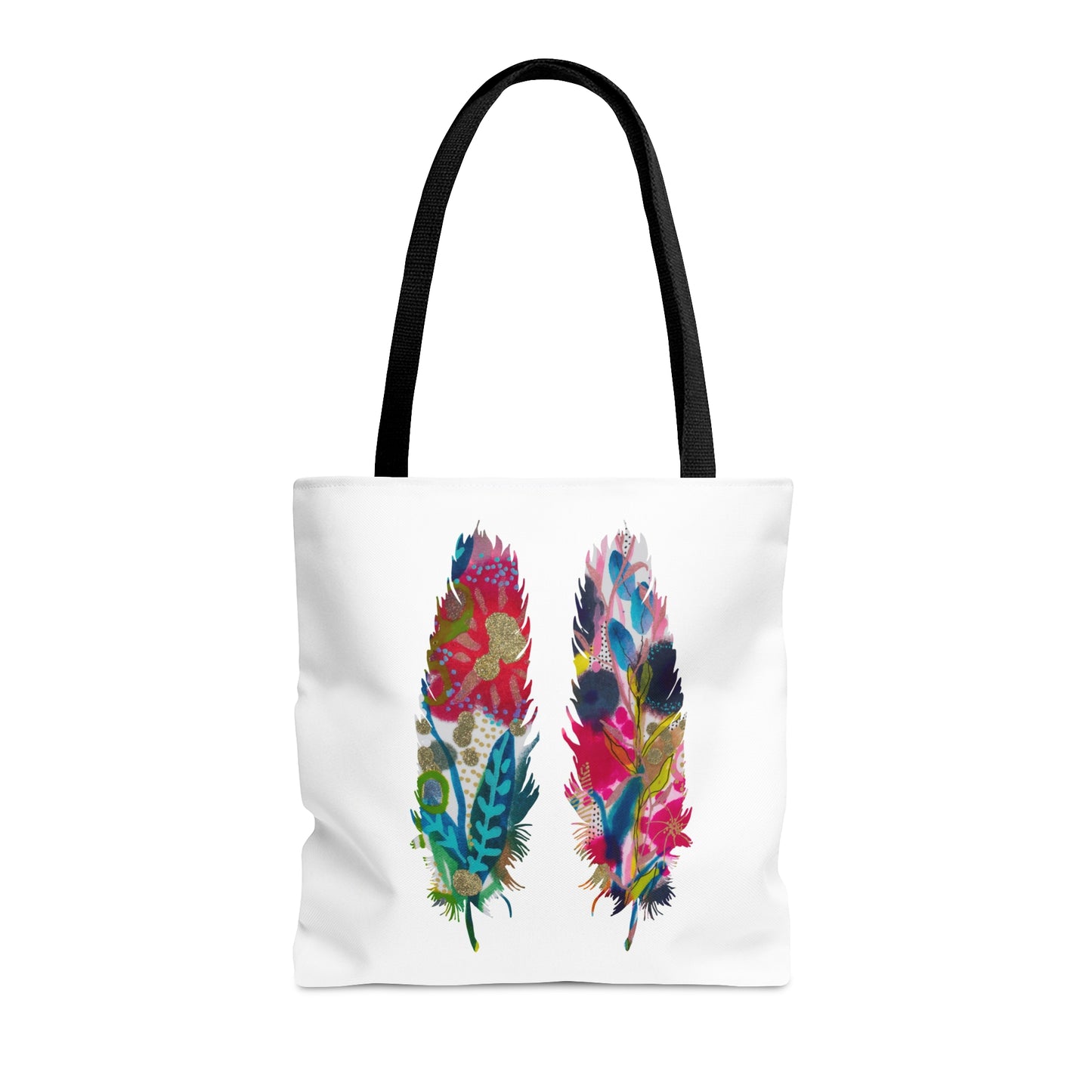Feathers ~ May Flowers ~ Tote Bag