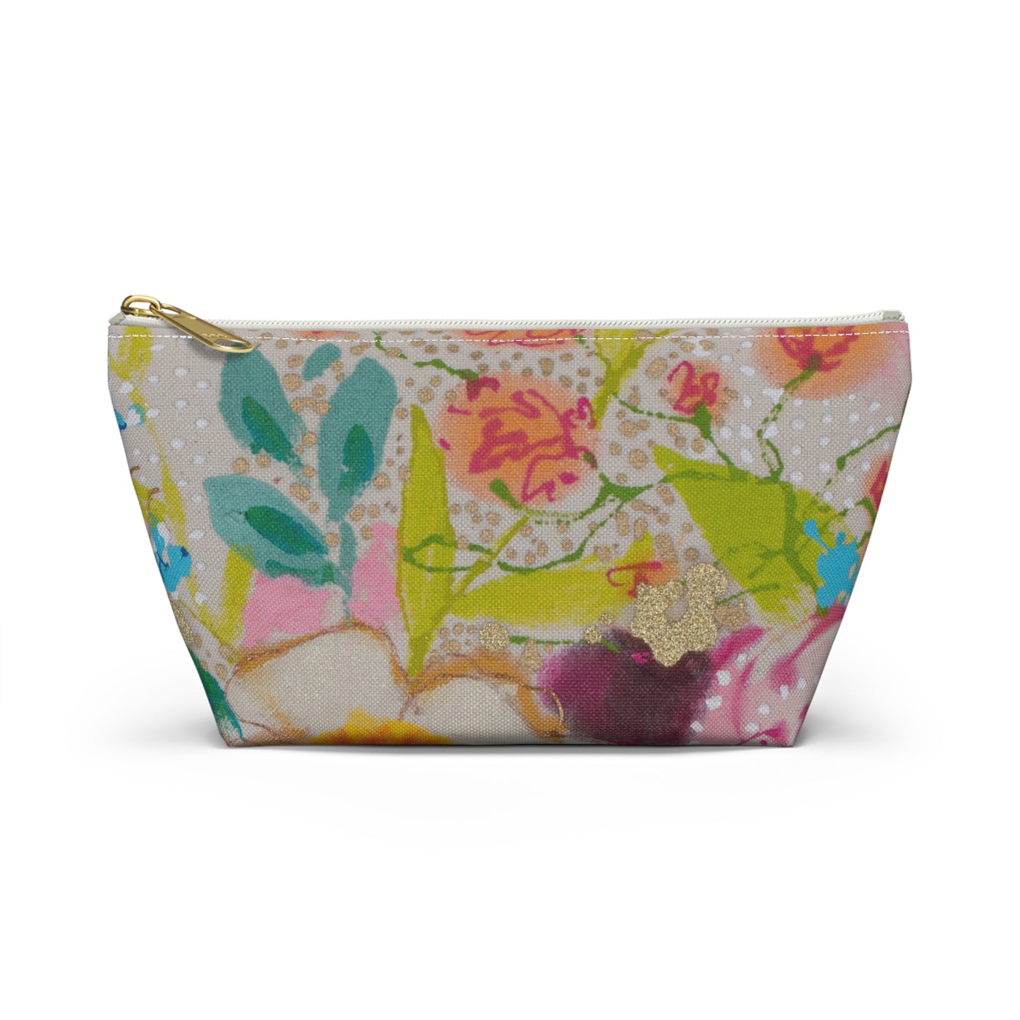 Wednesday's Flowers No. 3 ~ Accessory Pouch w T-bottom